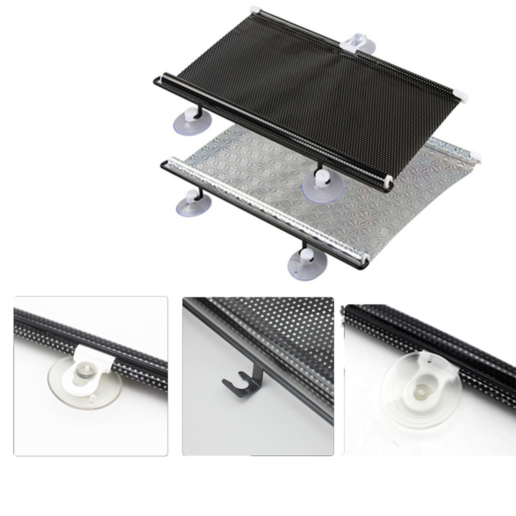 Retractable Windshield Shades 2