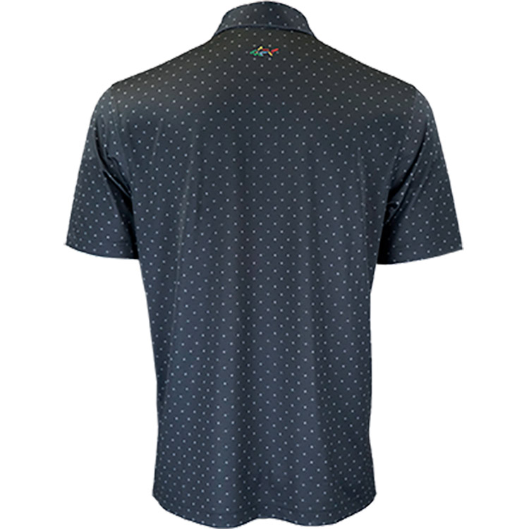 Greg Norman Micro Pique Spinner Print Polo 3