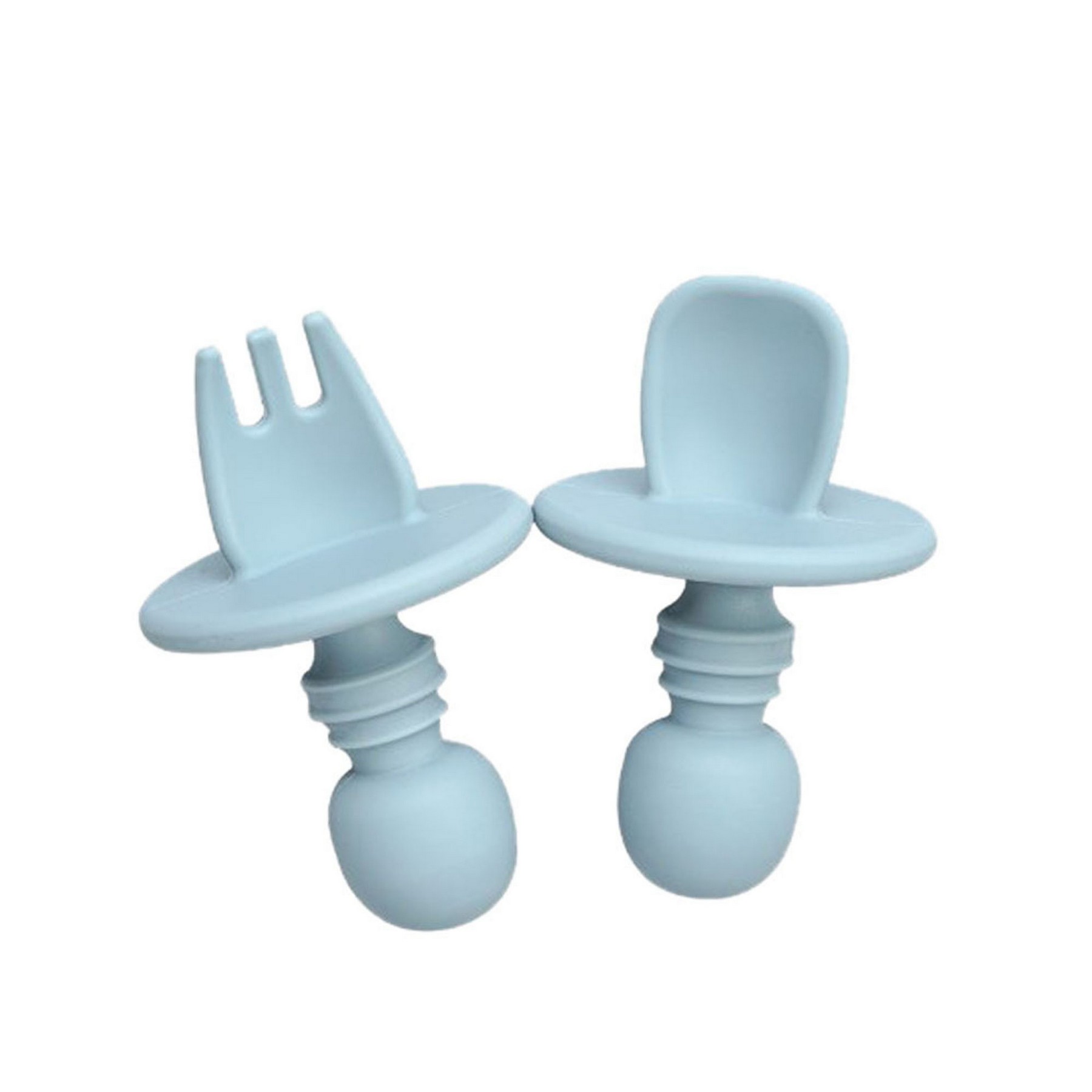 Silicone Baby Led Weaning Spoon Fork Self Feeding 2