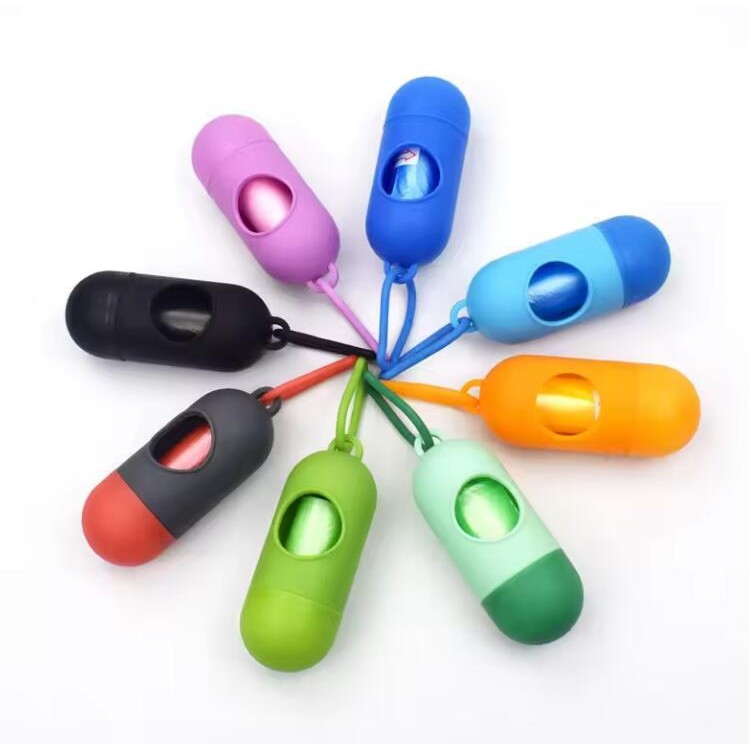 Dog Poop Bags With Dispenser and Clip 10