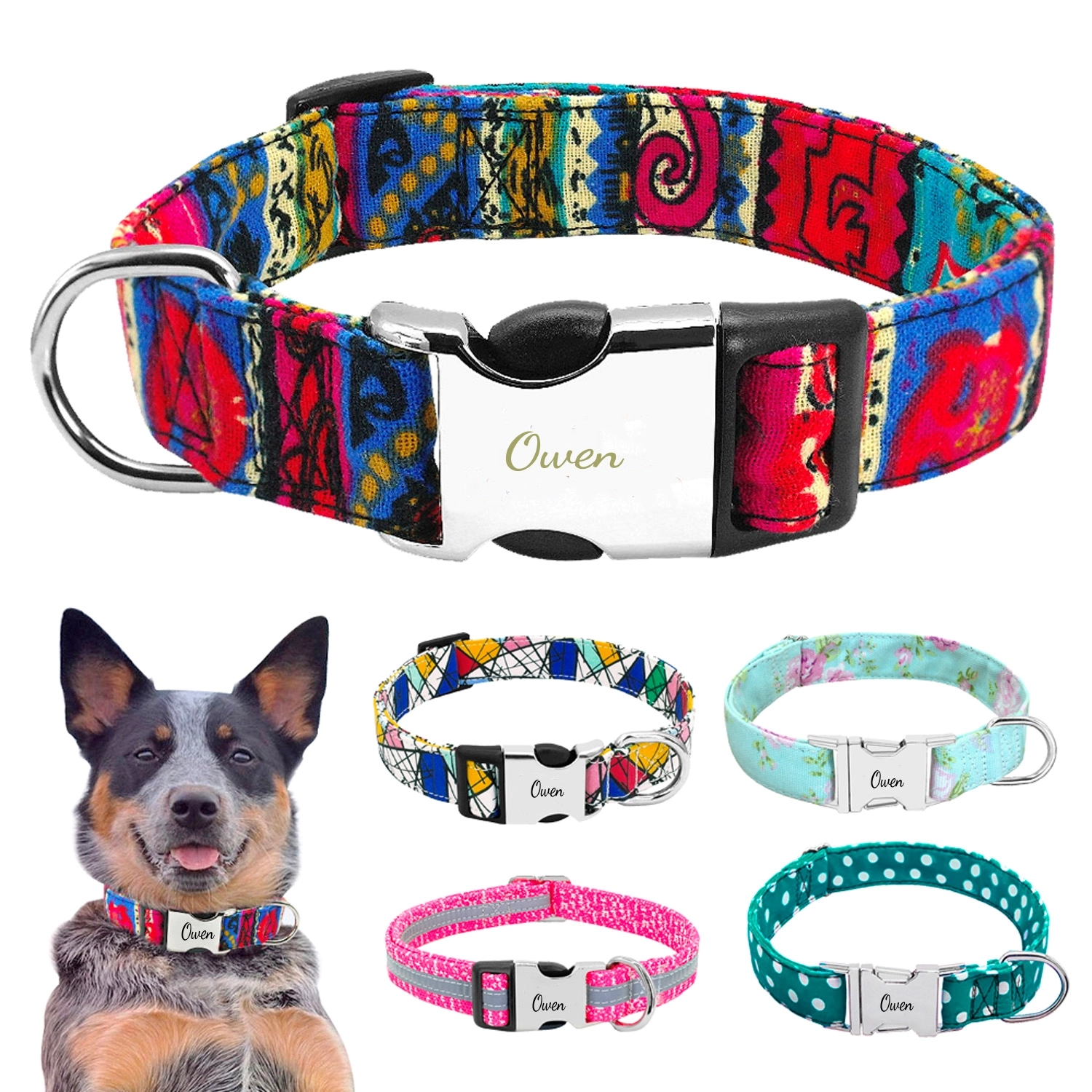 Dye Sublimated Dog Collar 2