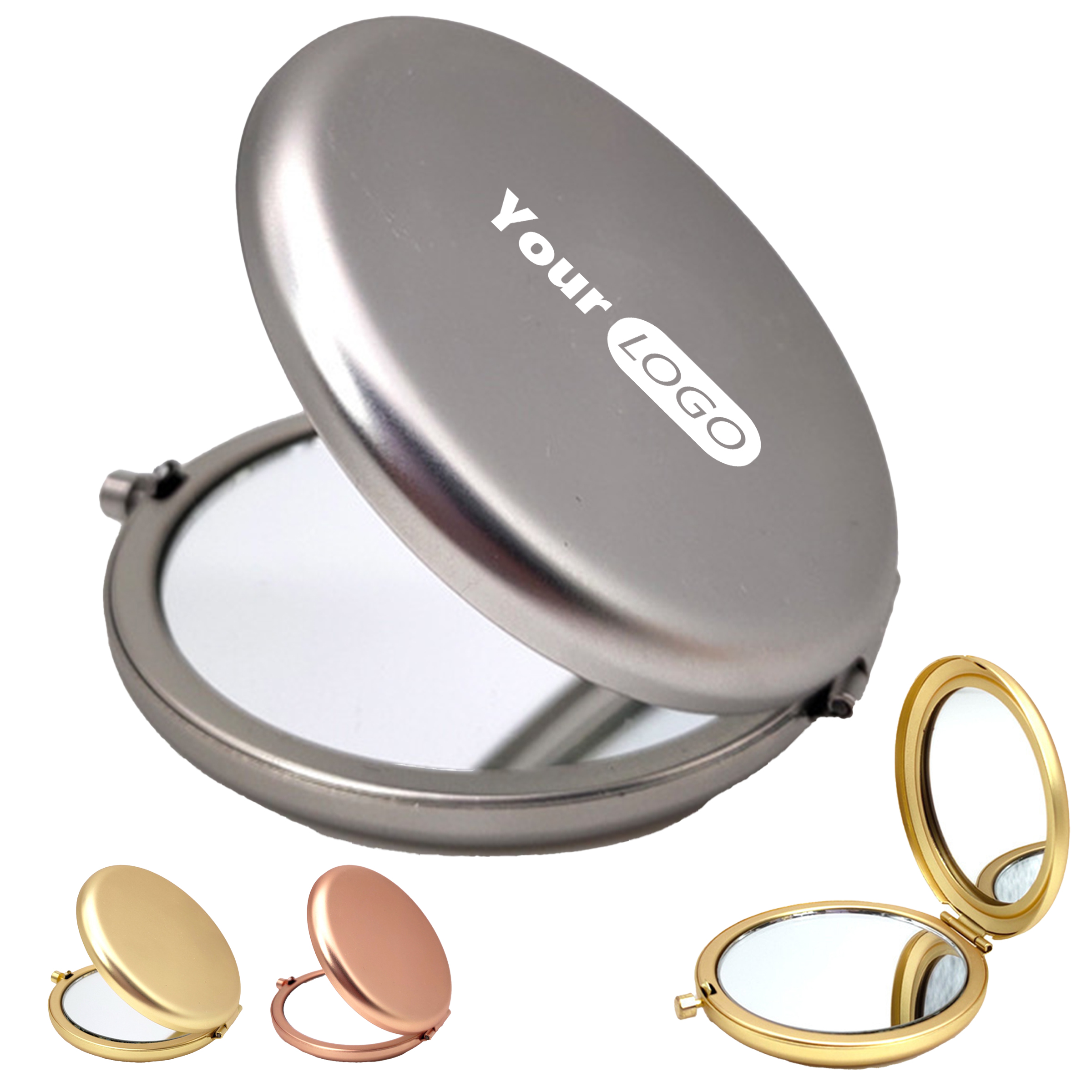 Stainless Steel Portable Creative Double-Sided Folding Mirror 5