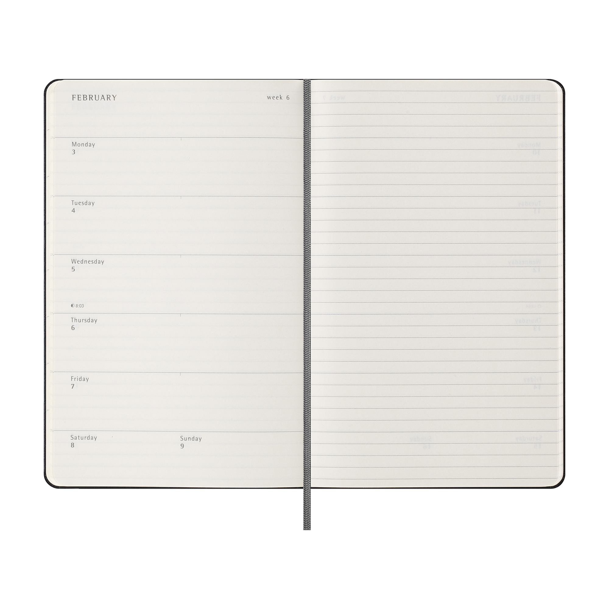 Hard Cover Large 12-Month Weekly 2025 Planner