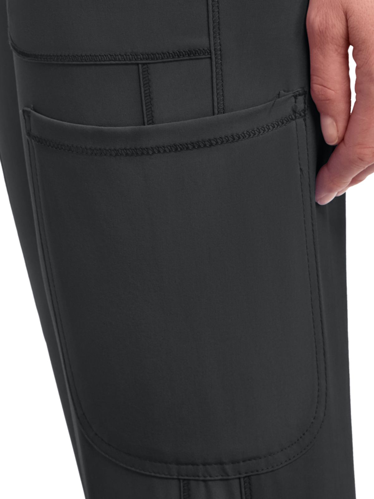 Infinity - Women's 6- Pocket Mid Rise Tapered Leg Pant 25