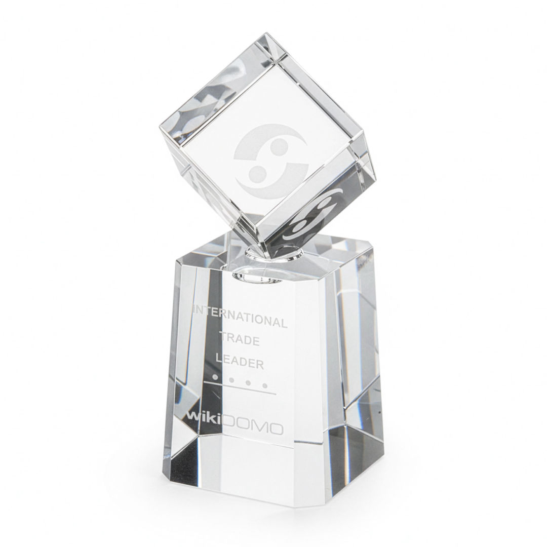 Stroud Rotating Cube Award 6