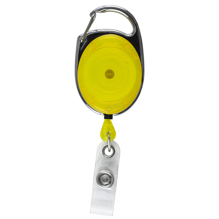 "Oberlin PI" 30" Cord PhotoImage ® Full Color Imprint* Retractable Carabiner Style Badge Reel and Ba 17