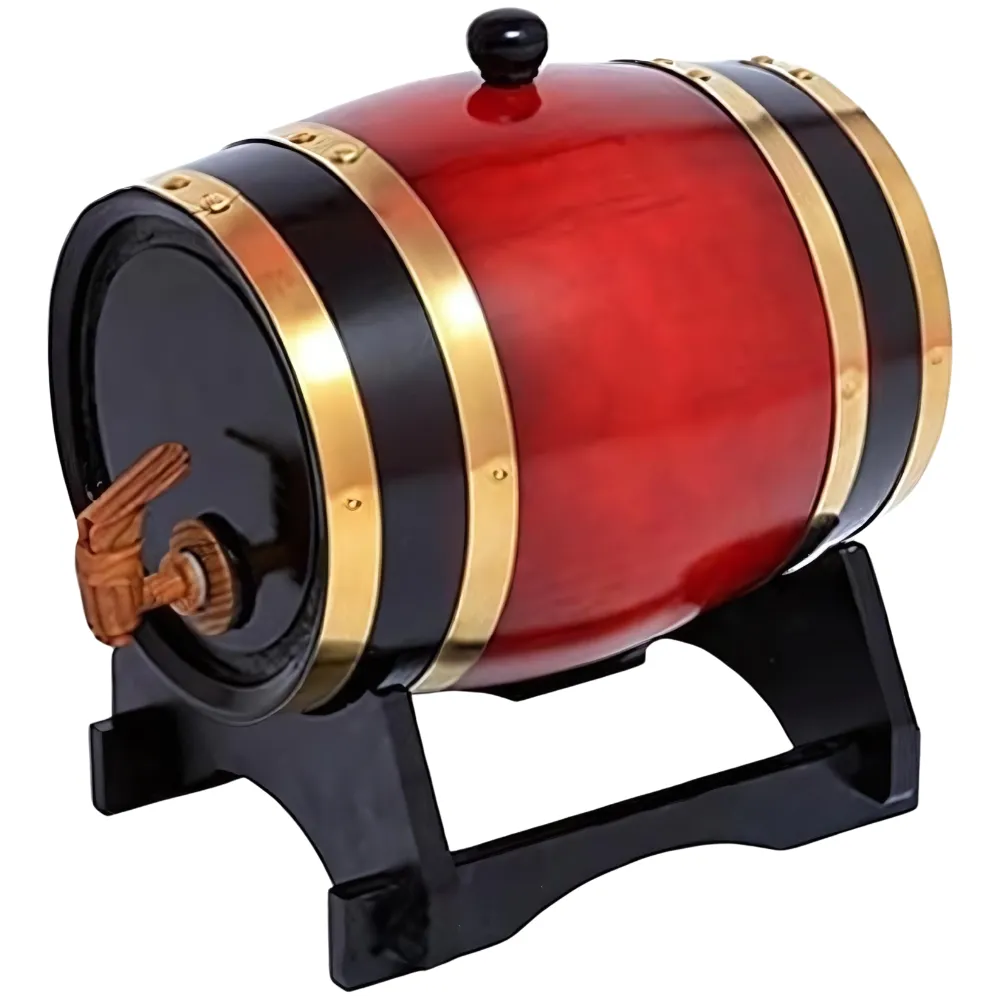 1.5L Oak Barrel Dispenser 10