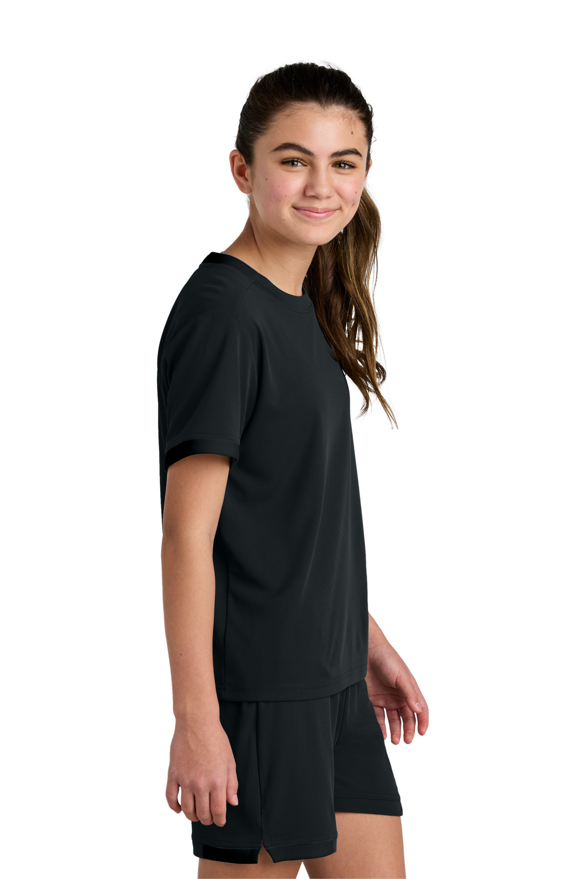 Sport-Tek Youth Club Short Sleeve Crew YST440 11