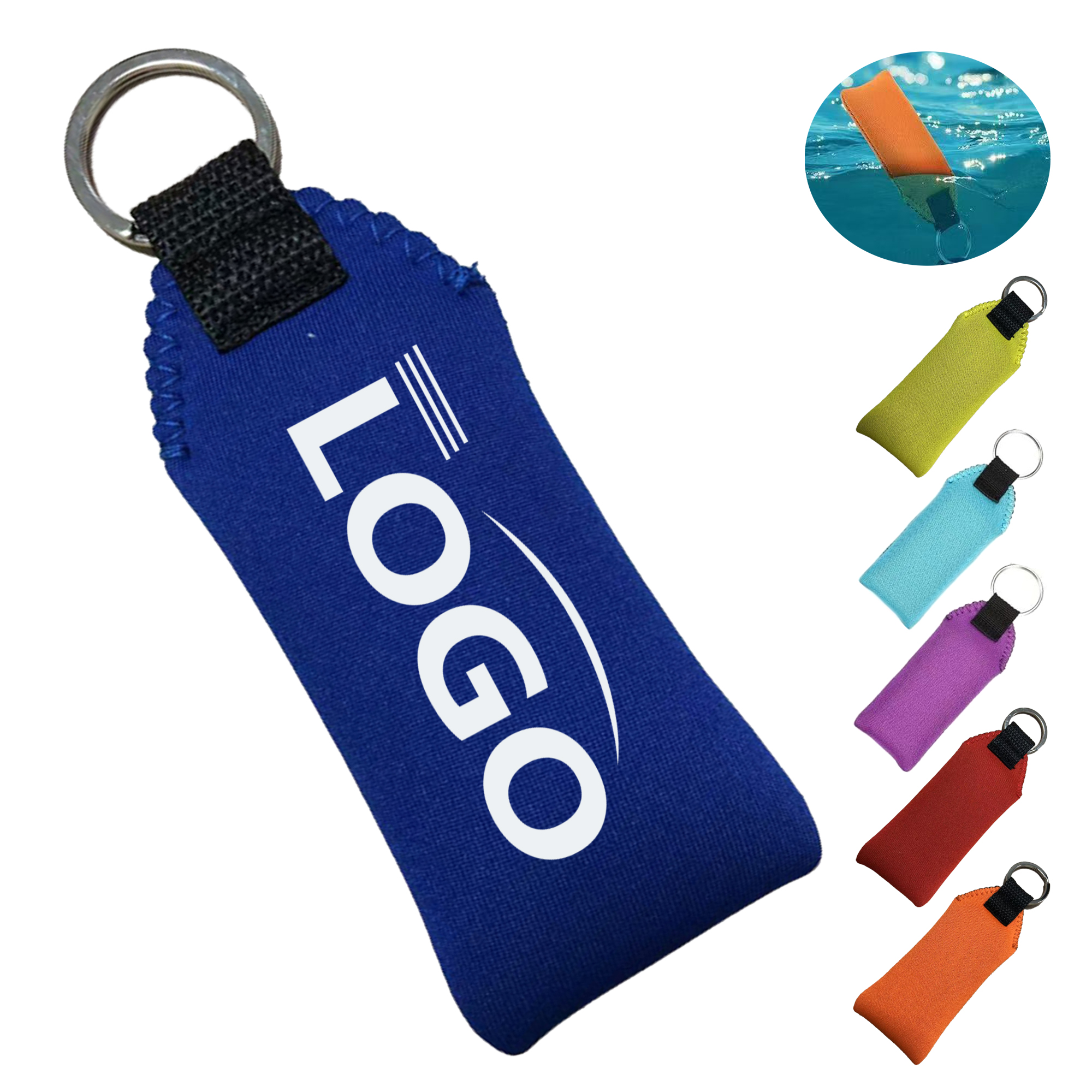 Neoprene Waterproof Keychain 5