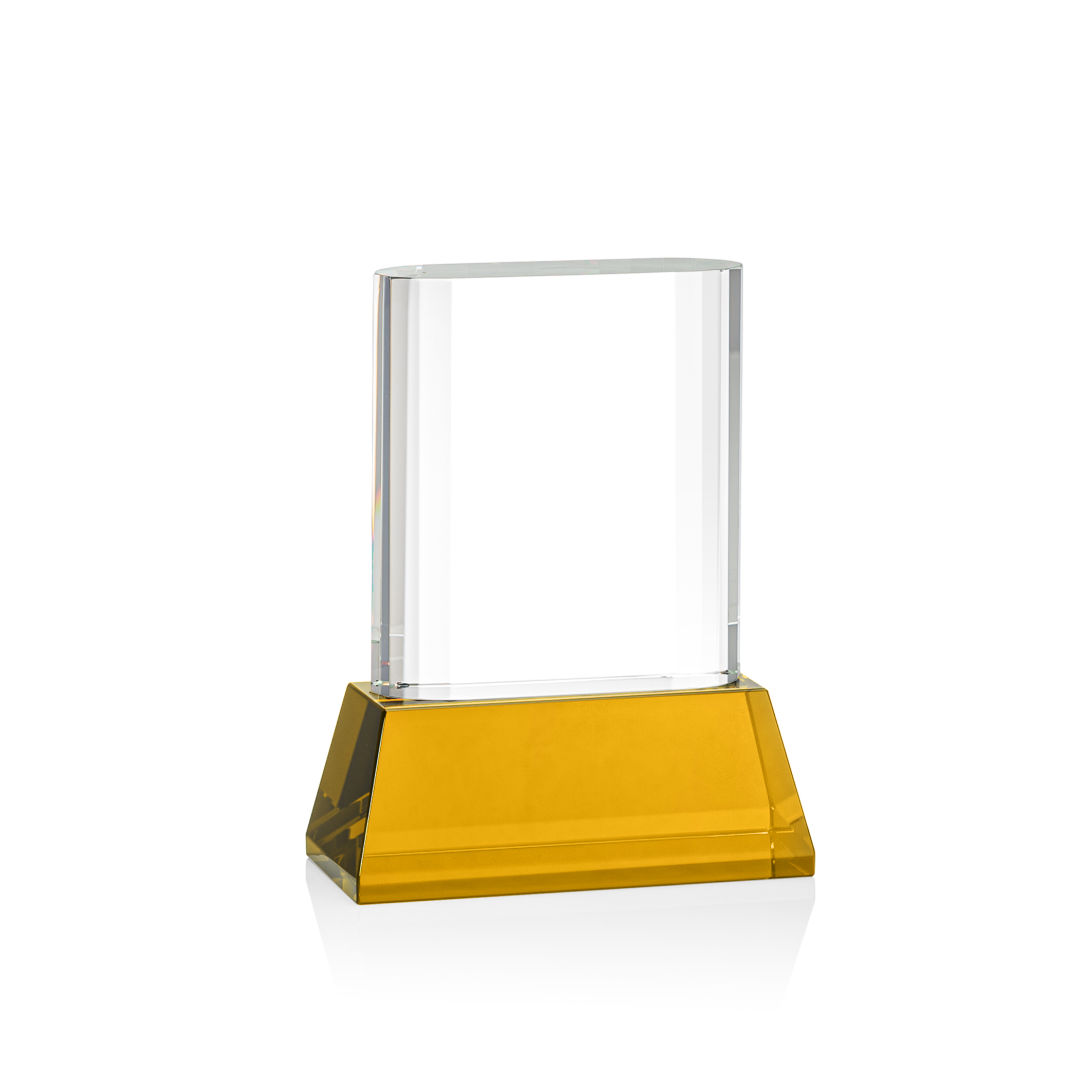 Merit VividPrint™ Award on Base - Amber 7