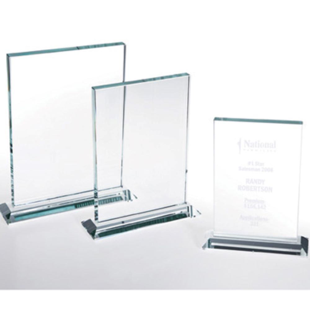 STARFIRE CLEAR VERTICAL GLASS WITH BASE 2
