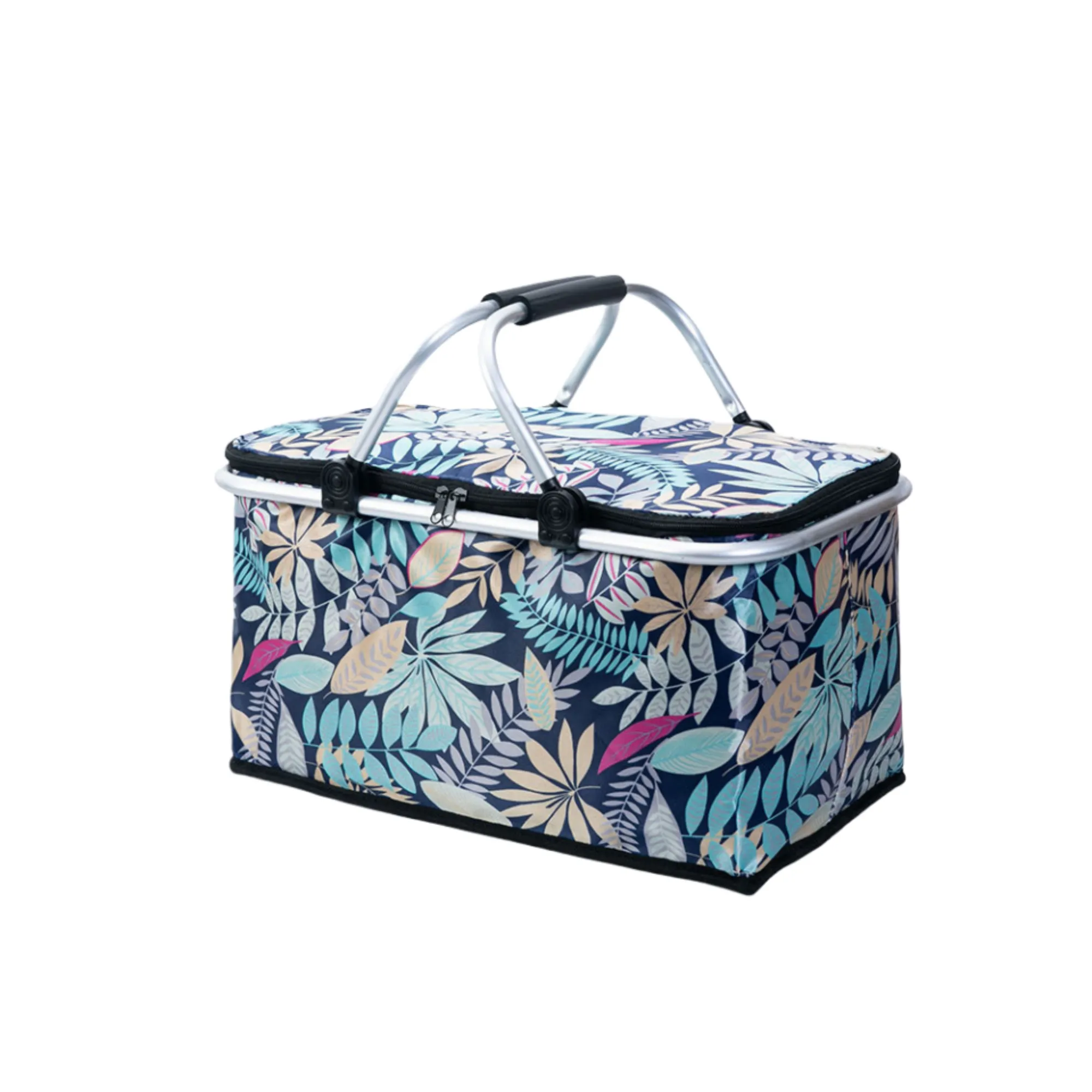 Foldable Insulated Cooler Bag Picnic Basket 3