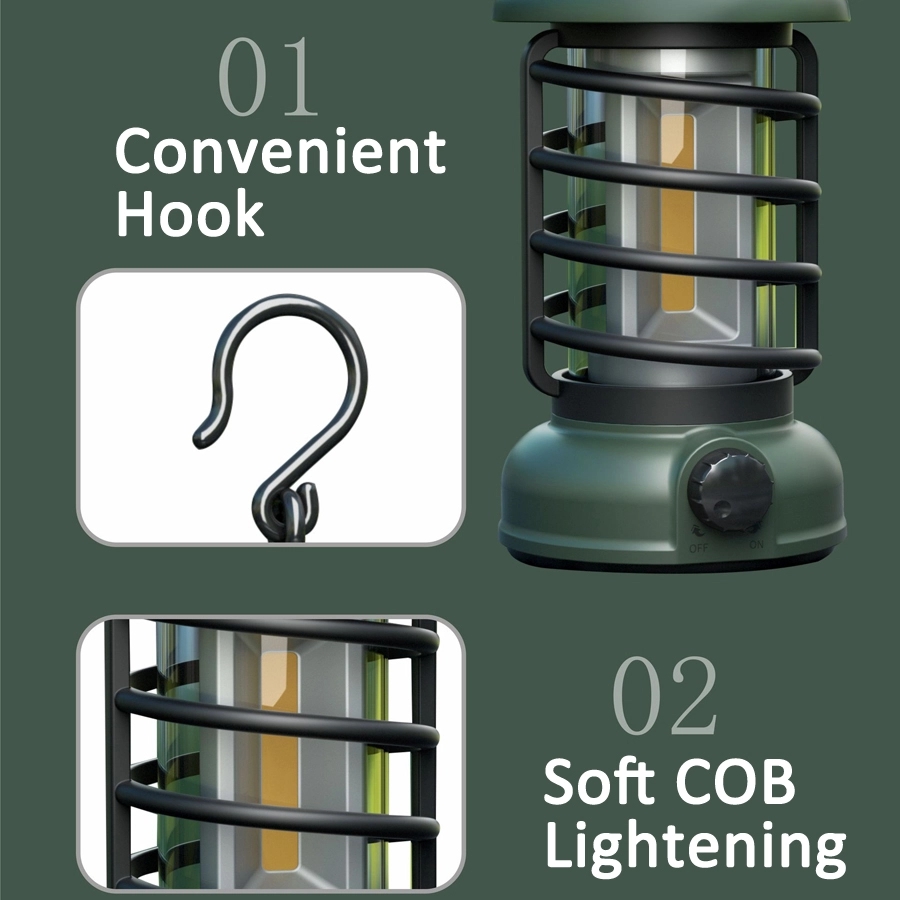 Retro Outdoor Camping Travel Light & BBQ Picnic Lantern 7