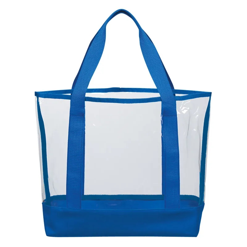 Imprinted Clear Casual Tote Bags 4