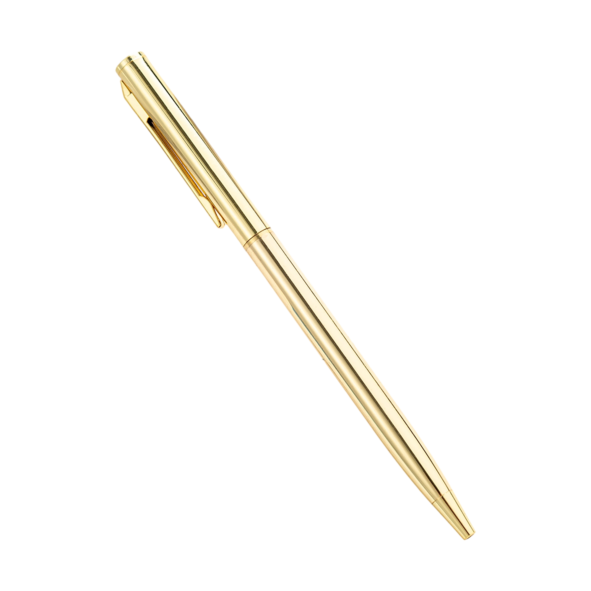 Metal Ballpoint Pen Twist Action Black Ink 5" Length 8