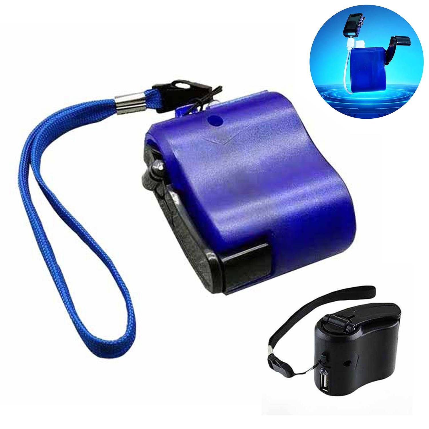 Outdoor Portable Hand Crank Emergency Phone Charger 3