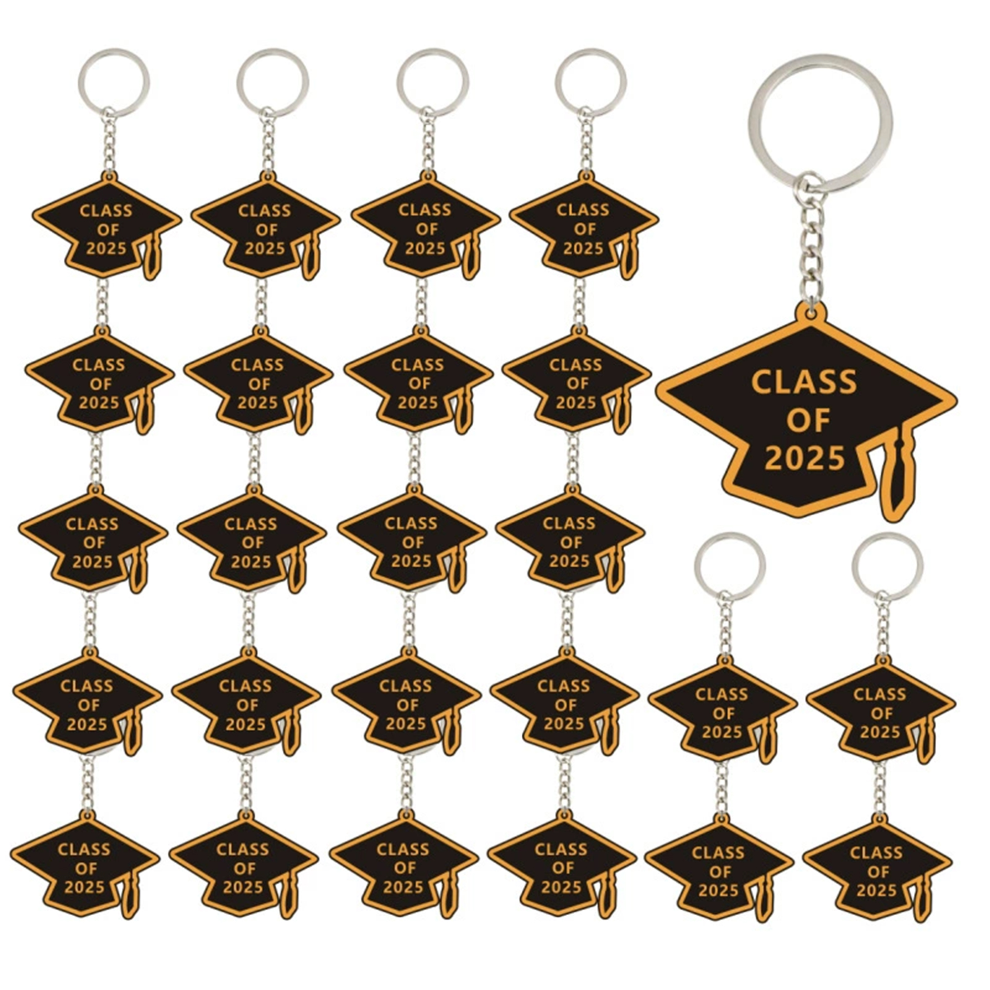 Custom Acrylic Graduation Cap Keychain 2