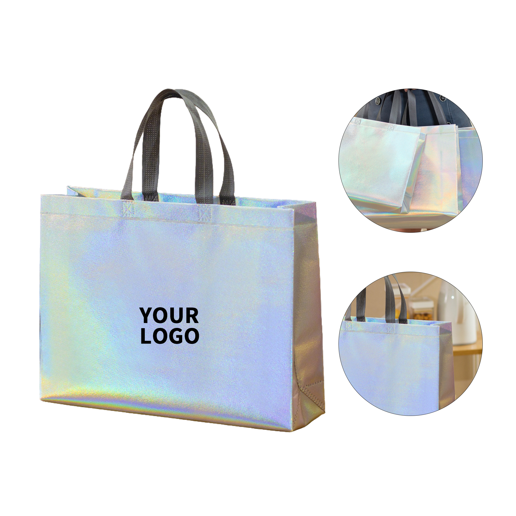 Holographic Non Woven Gift Shopping Bag 1