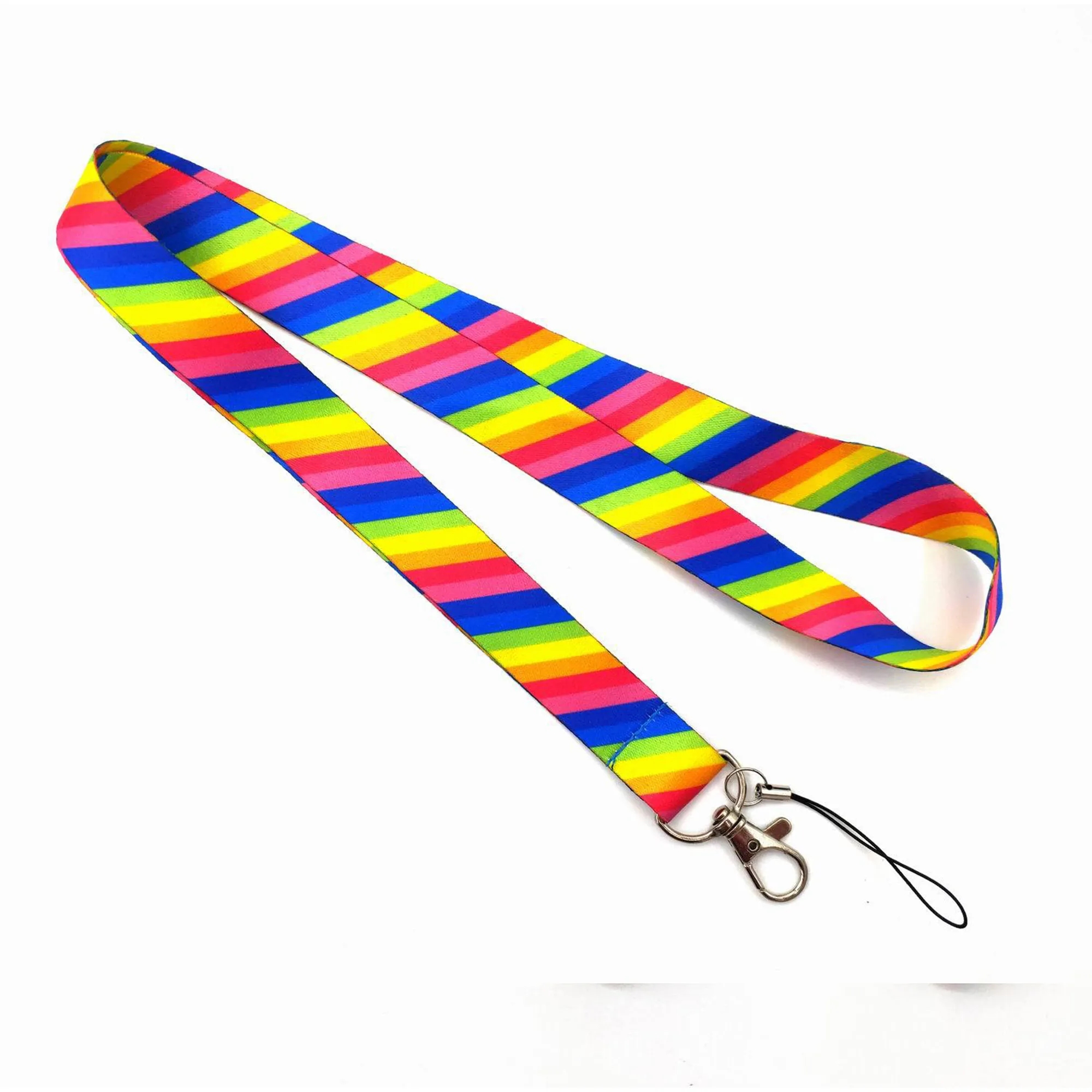 Polyester Lanyard Rainbow 3
