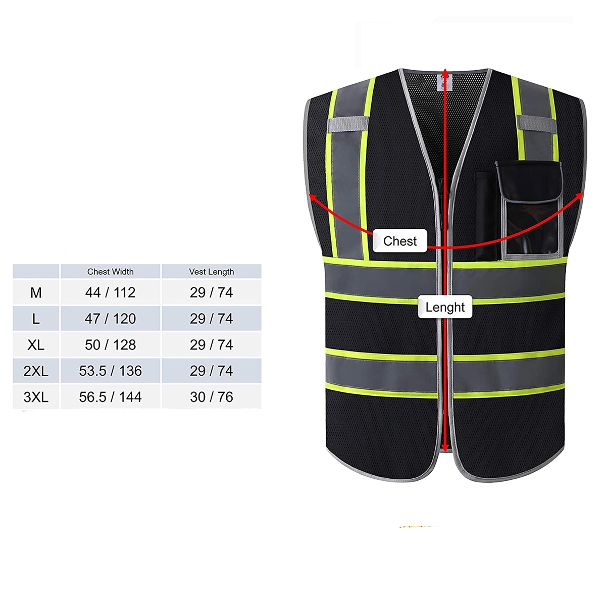 High Visibility Reflective Safety Vest 4