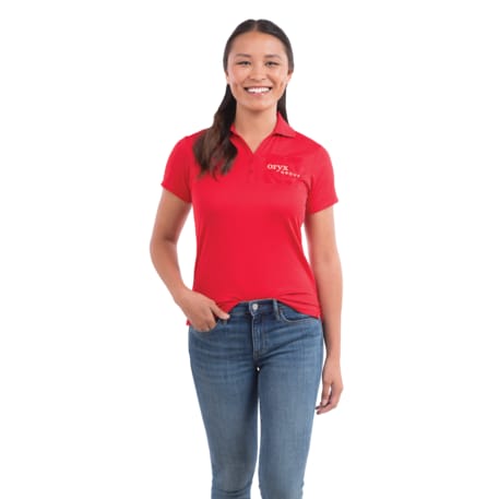 Women's MORENO TEXT MICRO SS POLO 367