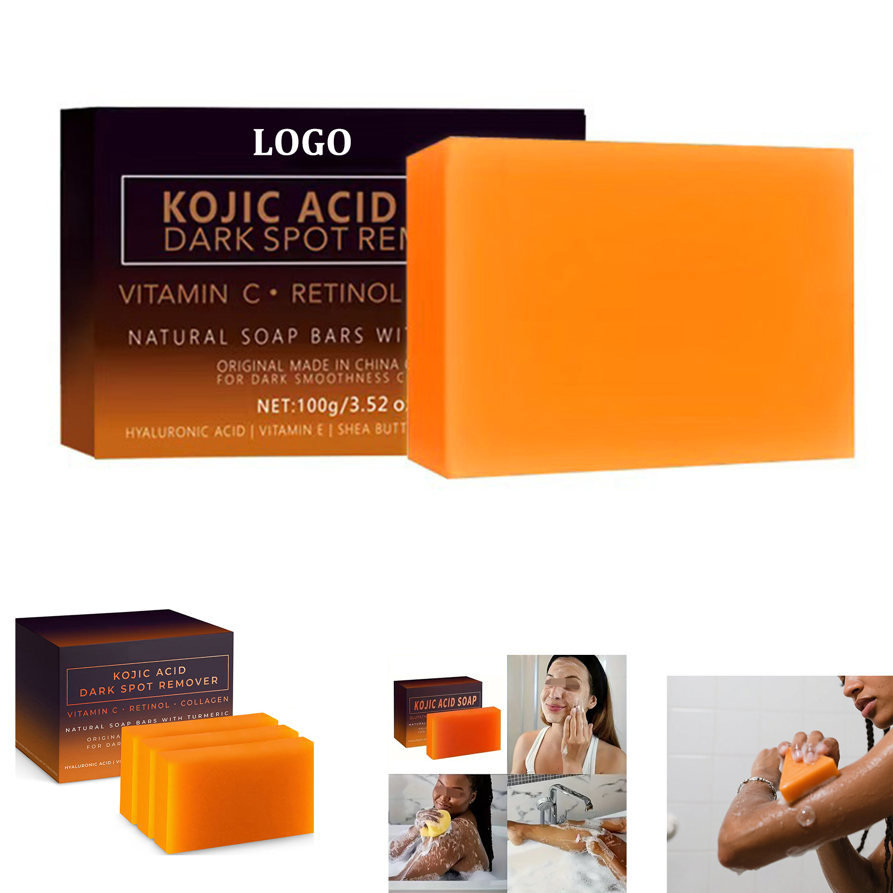 Kojic Acid Dark Spot Remover Soap 1
