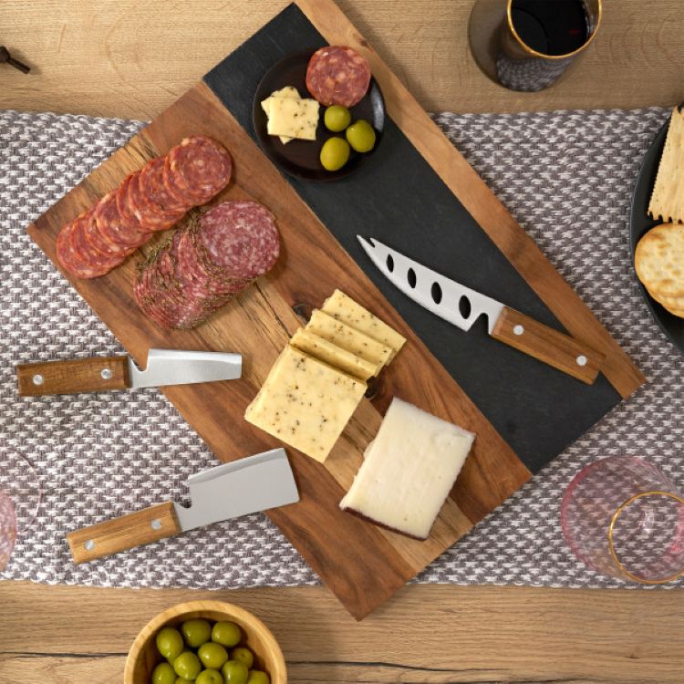 Twine Living® Rustic Cheese Set 3