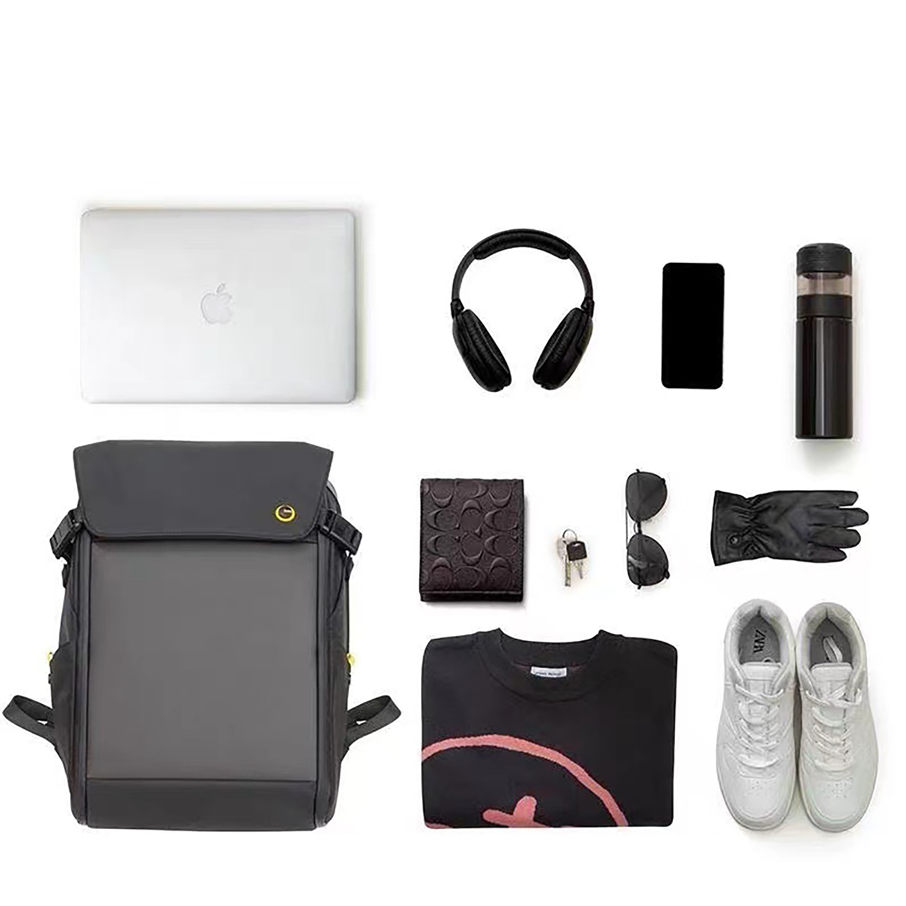 LED Full-Color Screen Travel Laptop Backpack For Adult and College 3