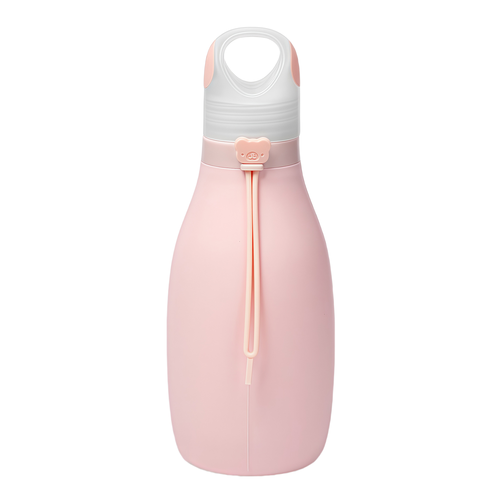 500ml Collapsible Silicone Water Bottle for Outdoor Cycling Sports Ins Style Student with Rope 5