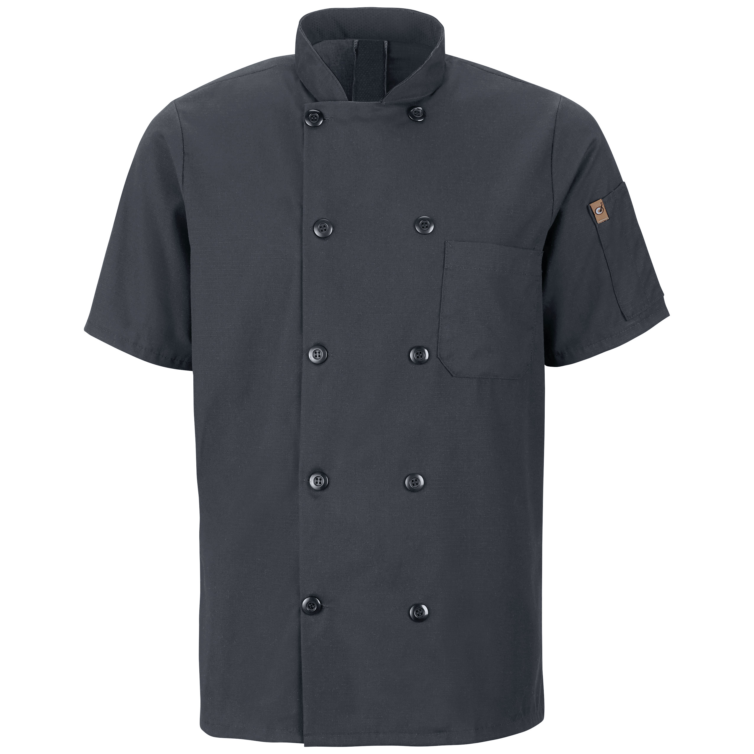 Red Kap® Men's Short Sleeve Chef Coat with OilBlok + MIMIX® 4