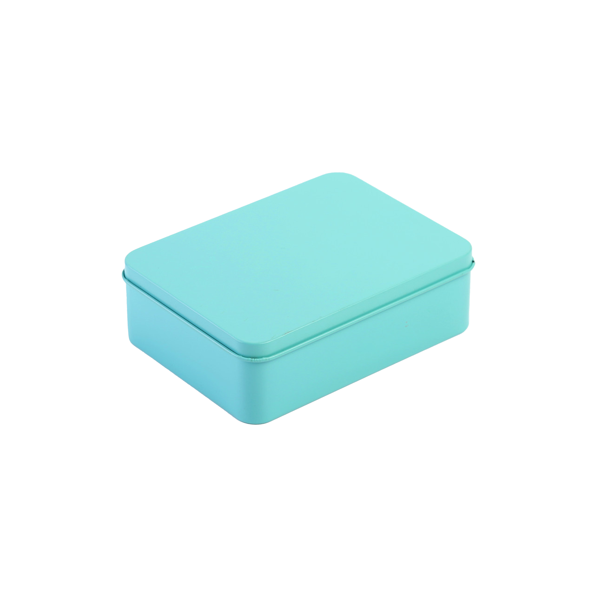 Retcangular Portable Storage Hinged Tin Box 9