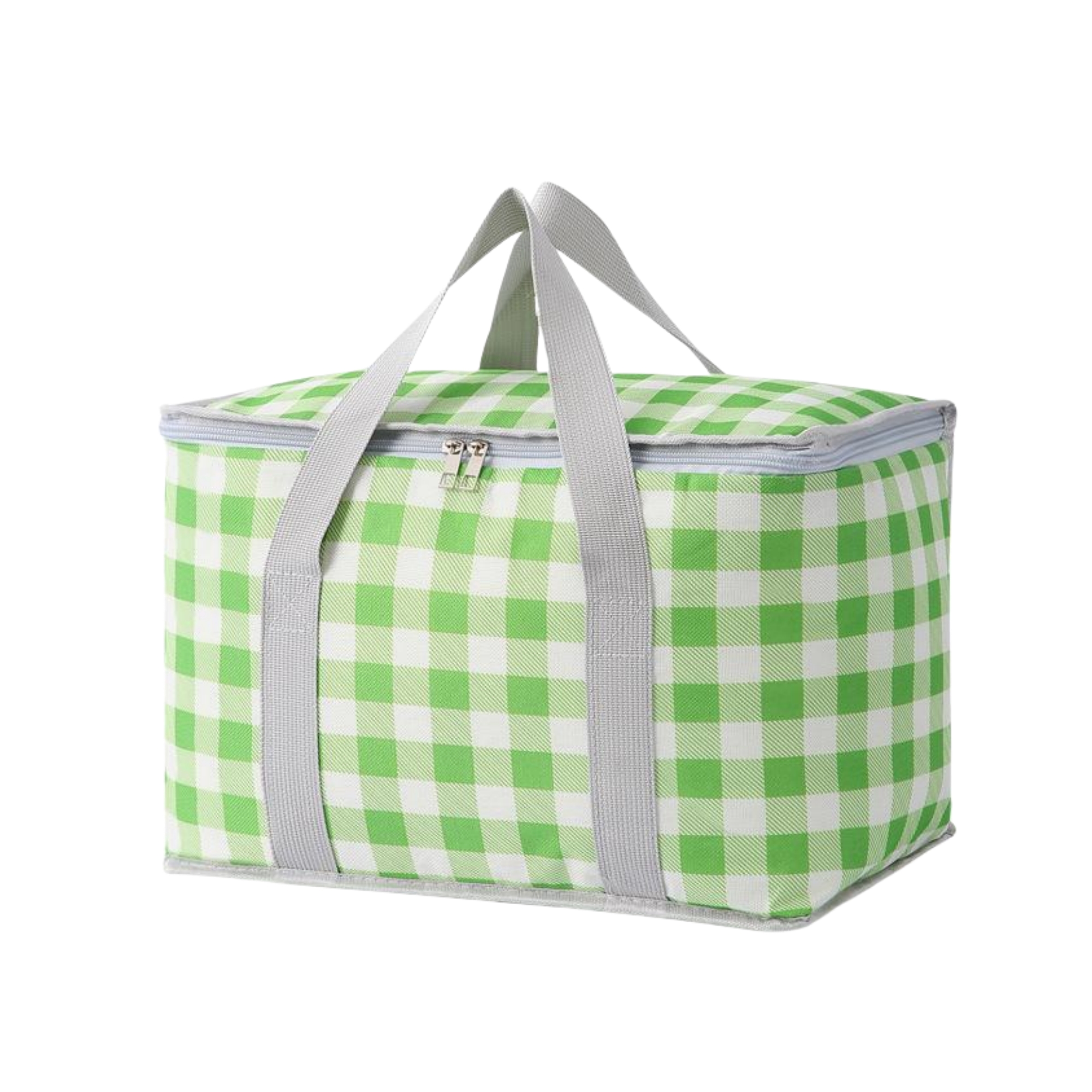 Oxford Checkered Insulated Picnic Tote Bag 6