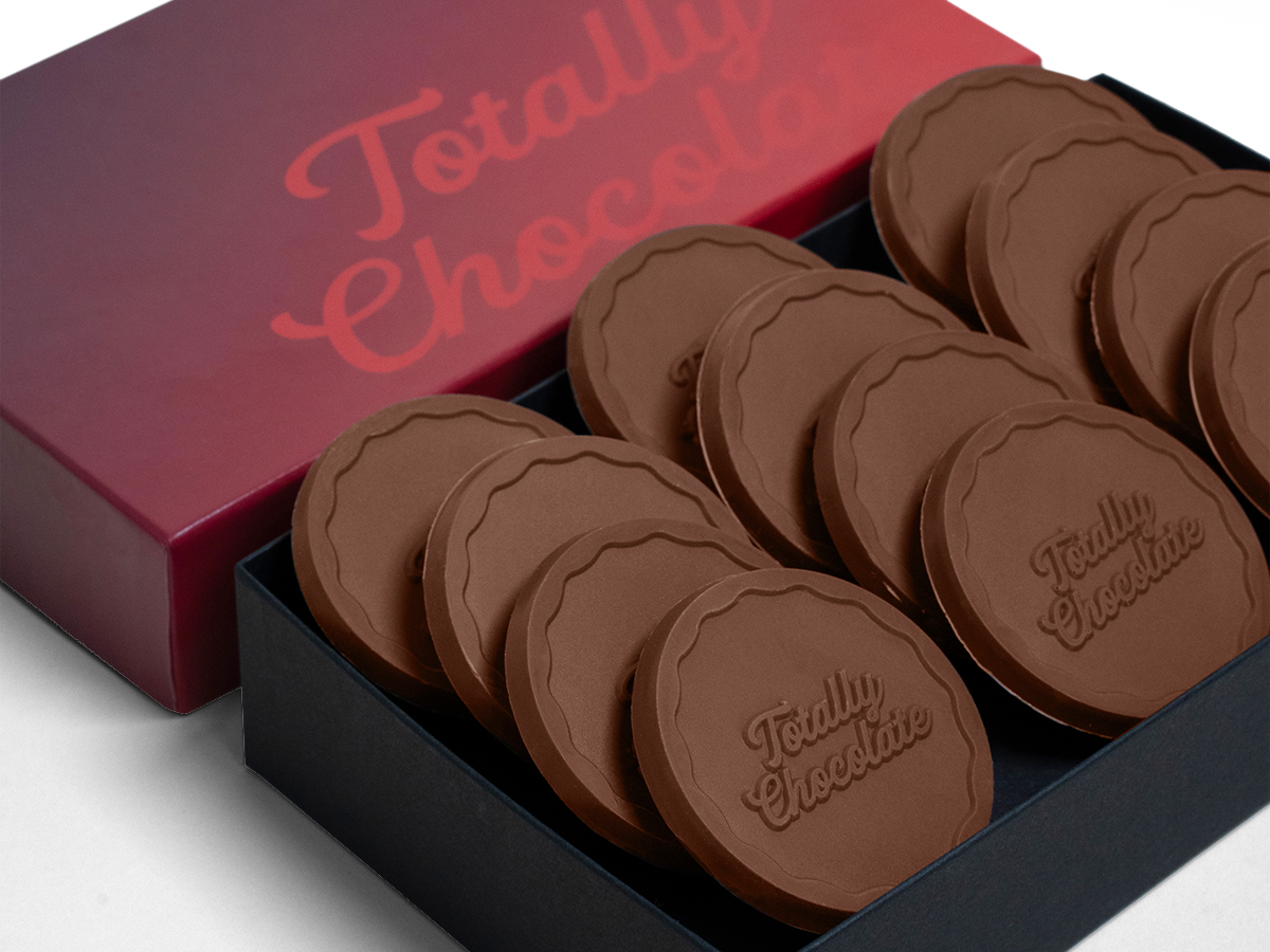 Gourmet 12-Piece Chocolate Shortbread Cookie Gift Set with Luxury Custom Packaging