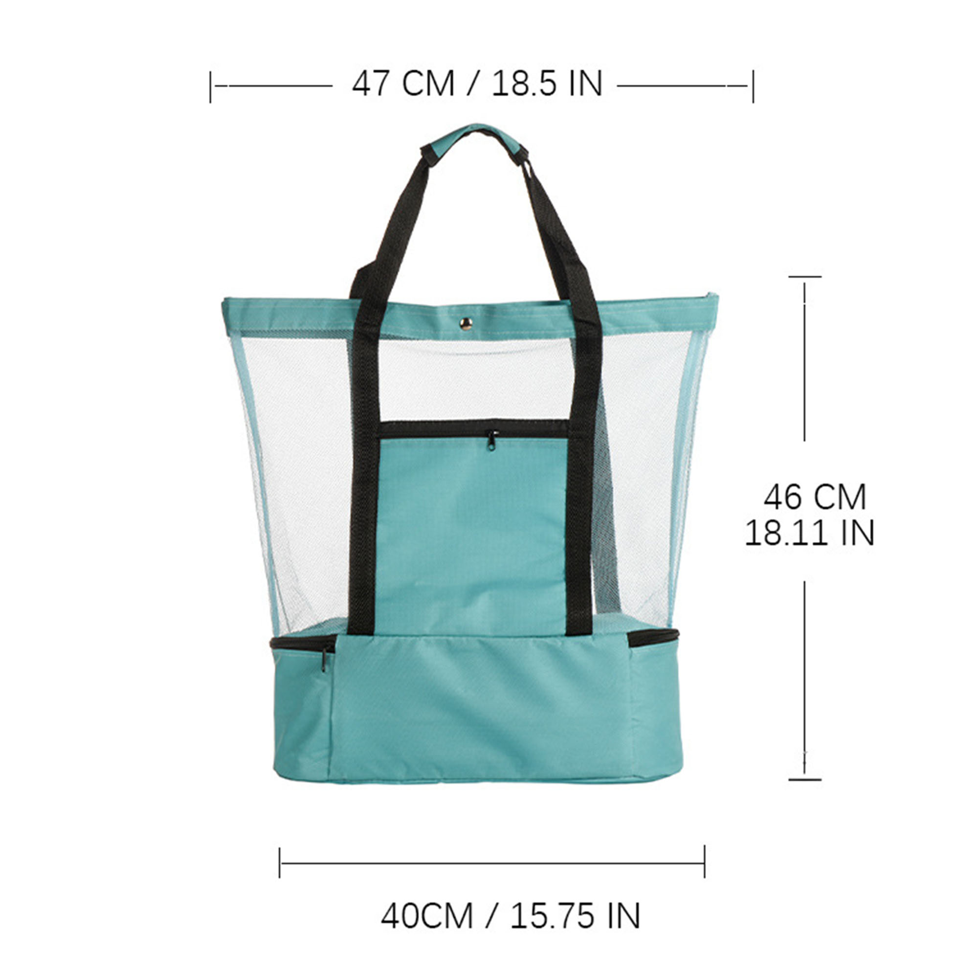 Double layer insulated picnic bag 6
