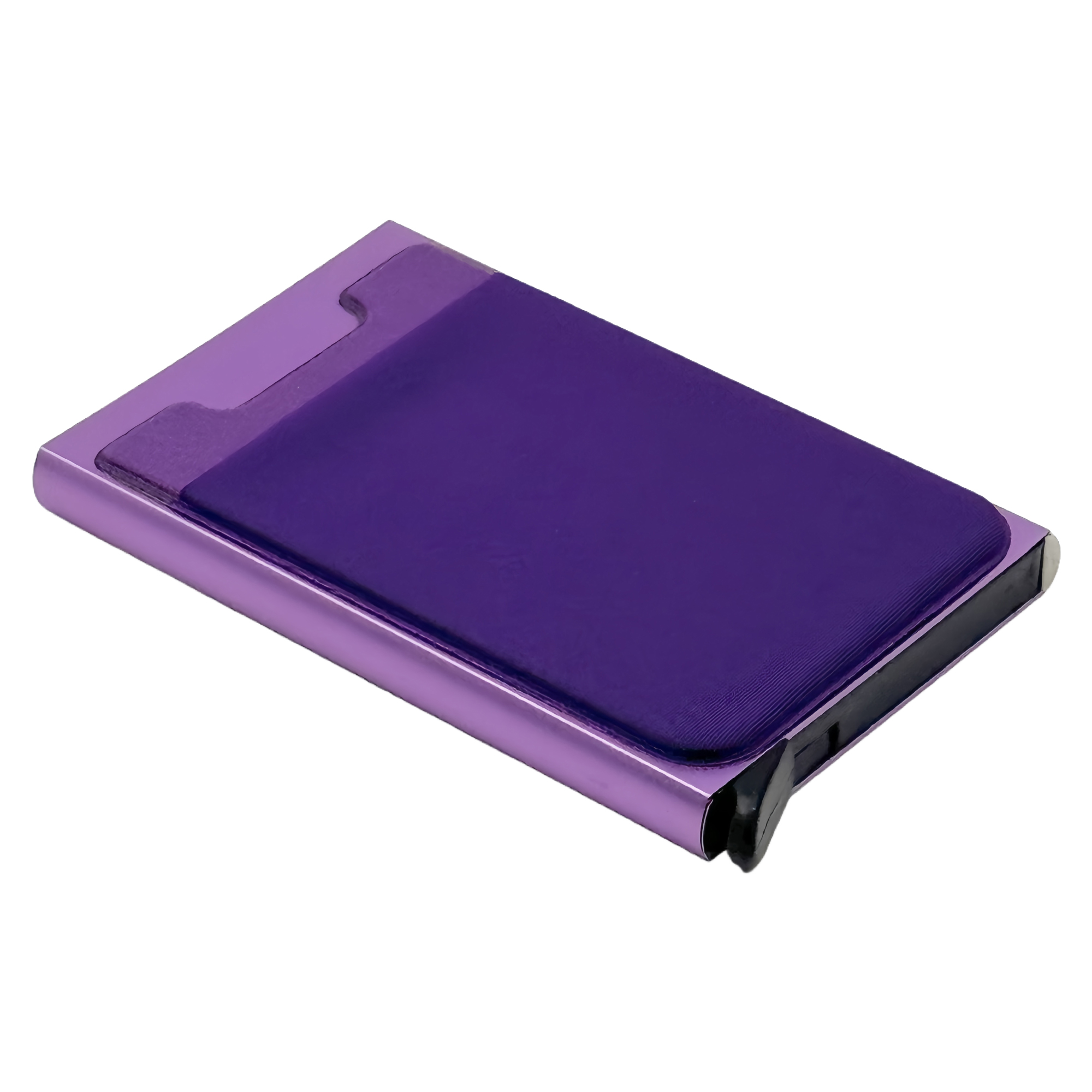 Anti-Theft Aluminum Multi-Slot RFID Blocking Card Holder with Elastic Fabric 4