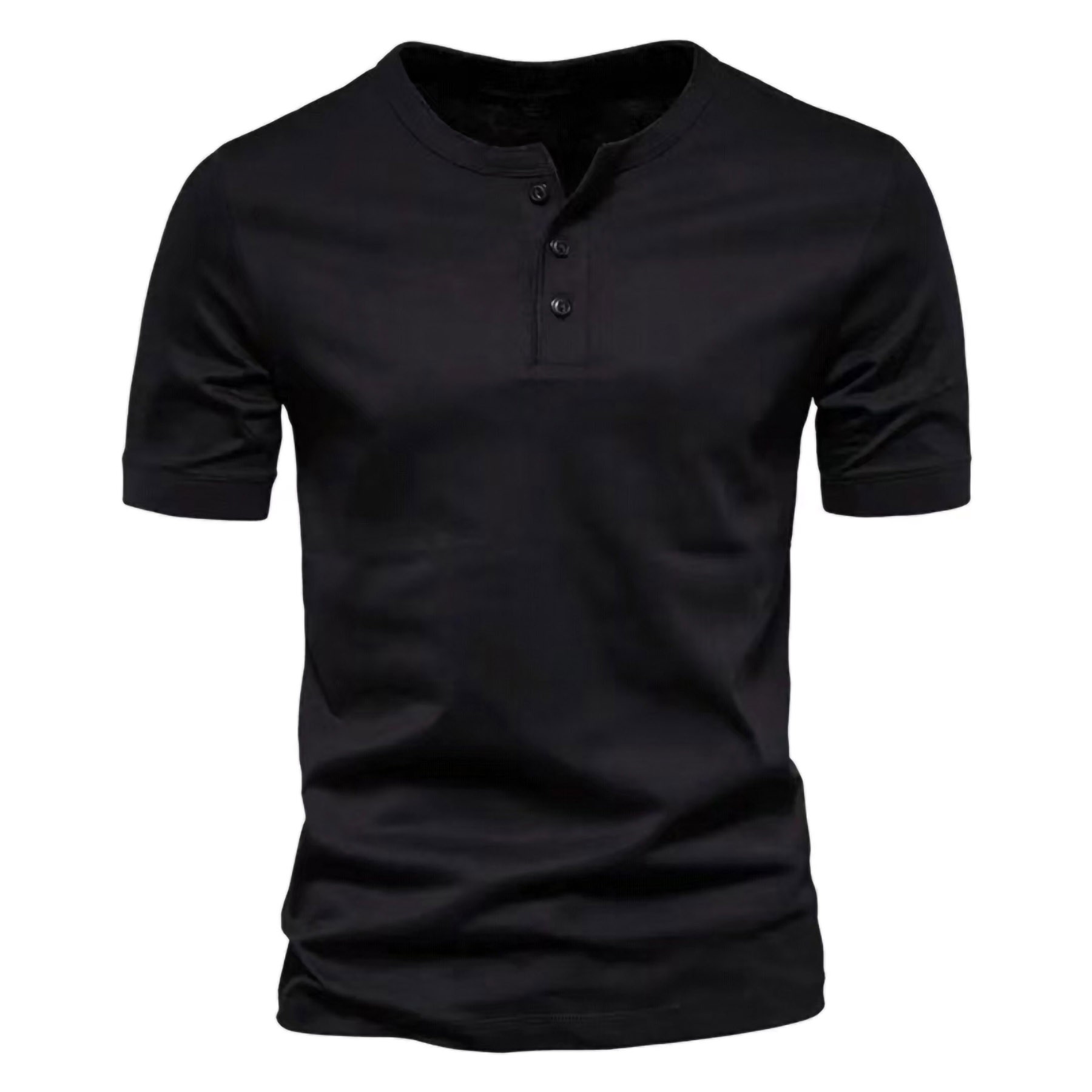 Henley Crew Neck Short Sleeve 2