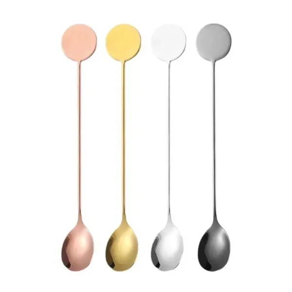 Logo Stainless Steel Coffee Stirrer 4