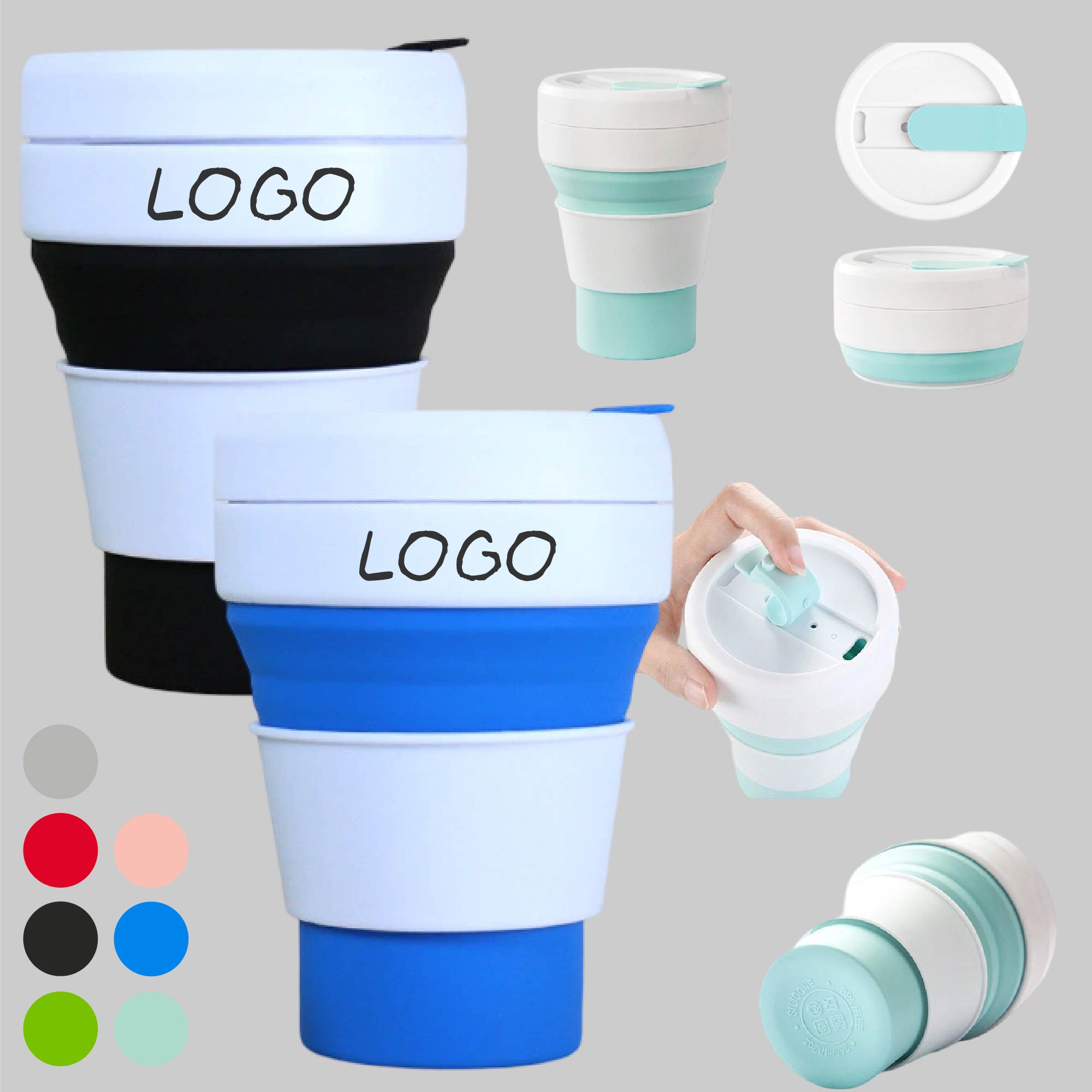 Silicone Folding Travel Cup 2