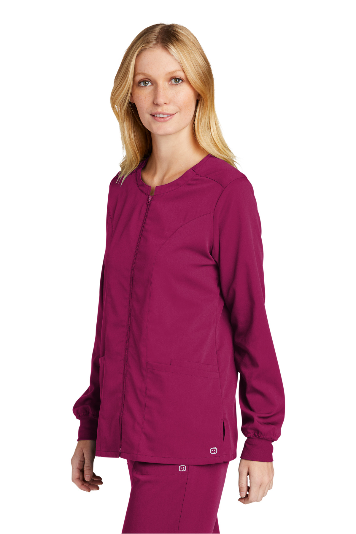 Wink Women's Premiere Flex Full-Zip Scrub Jacket WW4088 28