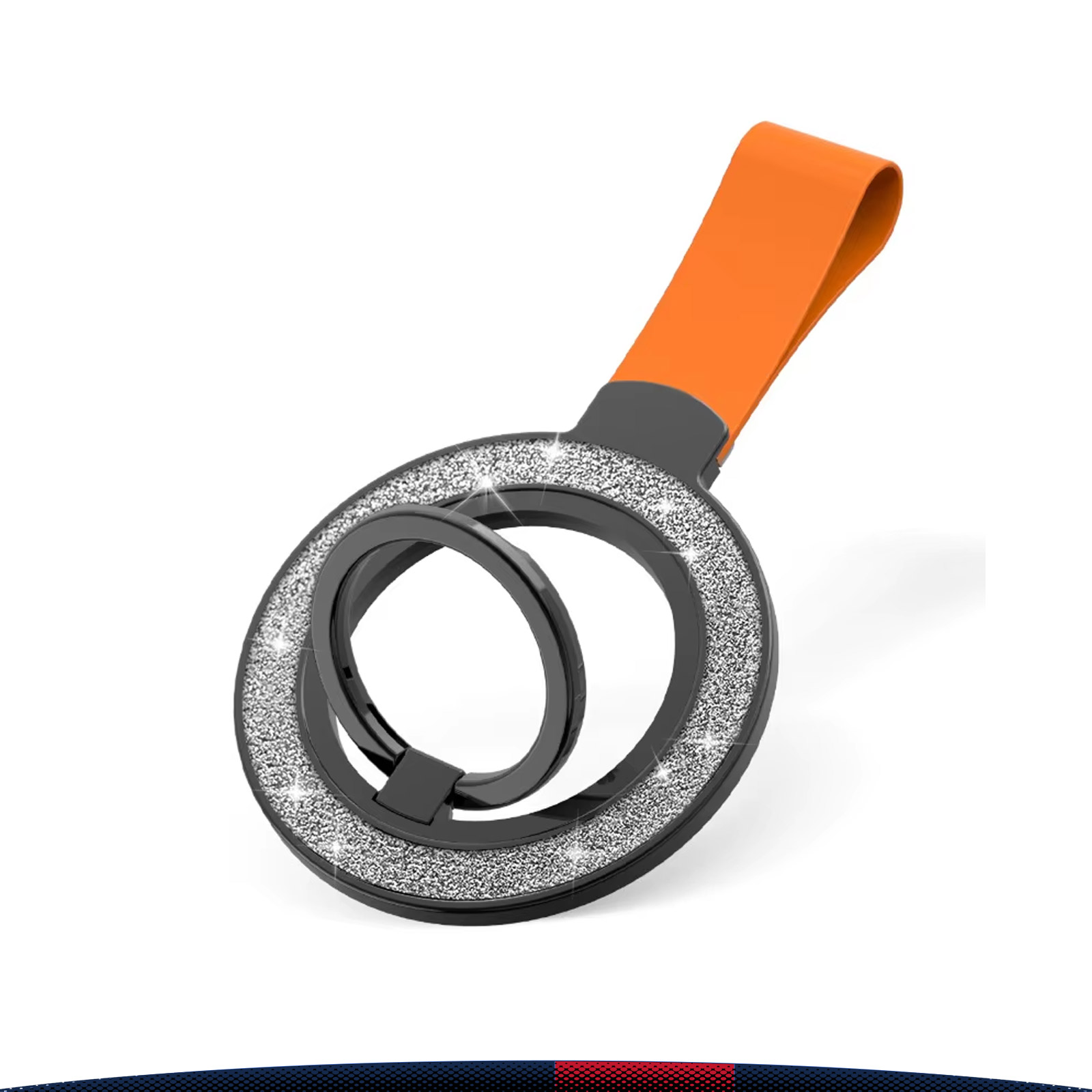 Wilkes DualMag Glitter Magnetic Phone Ring Holder 3