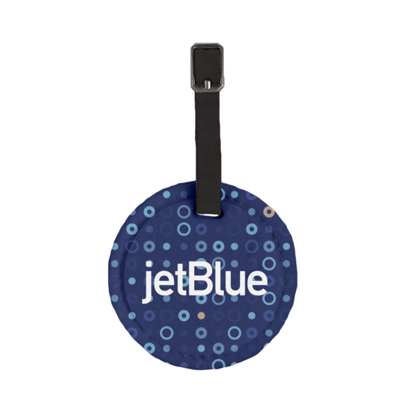 Hayes Dye-Sublimated Felt Round Luggage Tag 2