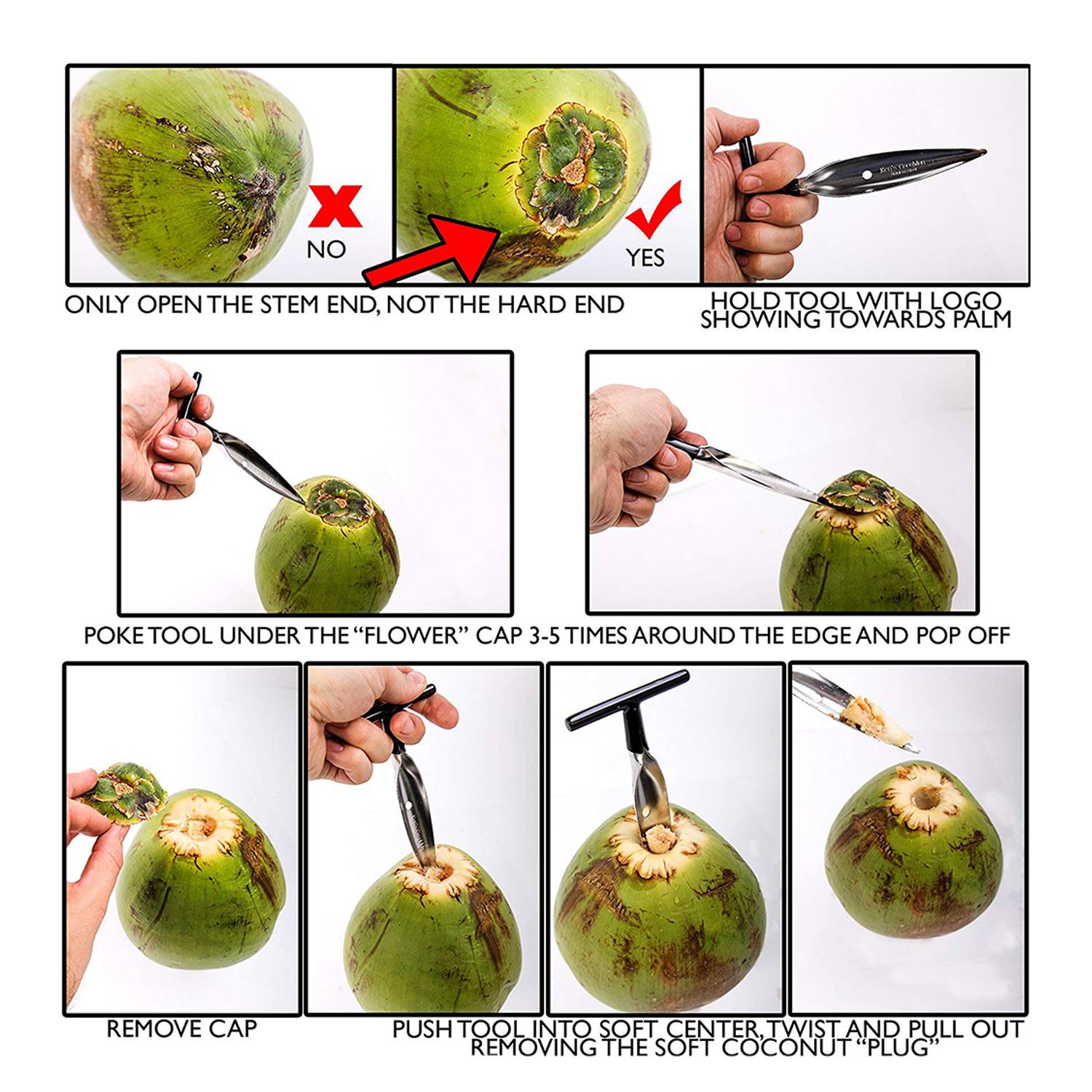 Coconut Opener Tool 6