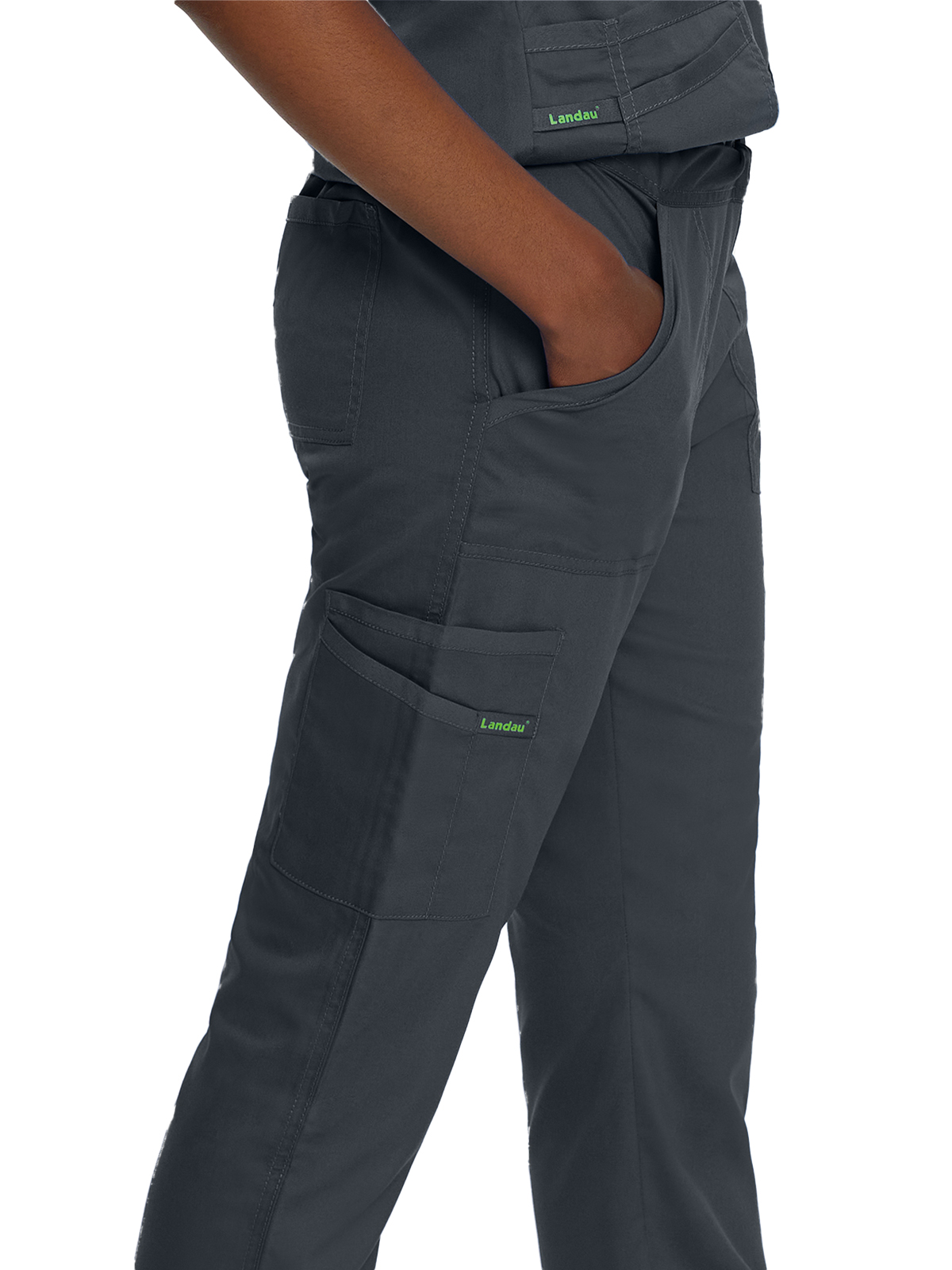 Landau - ProFlex - Women's Five-Pocket Straight Leg Cargo Pant 14