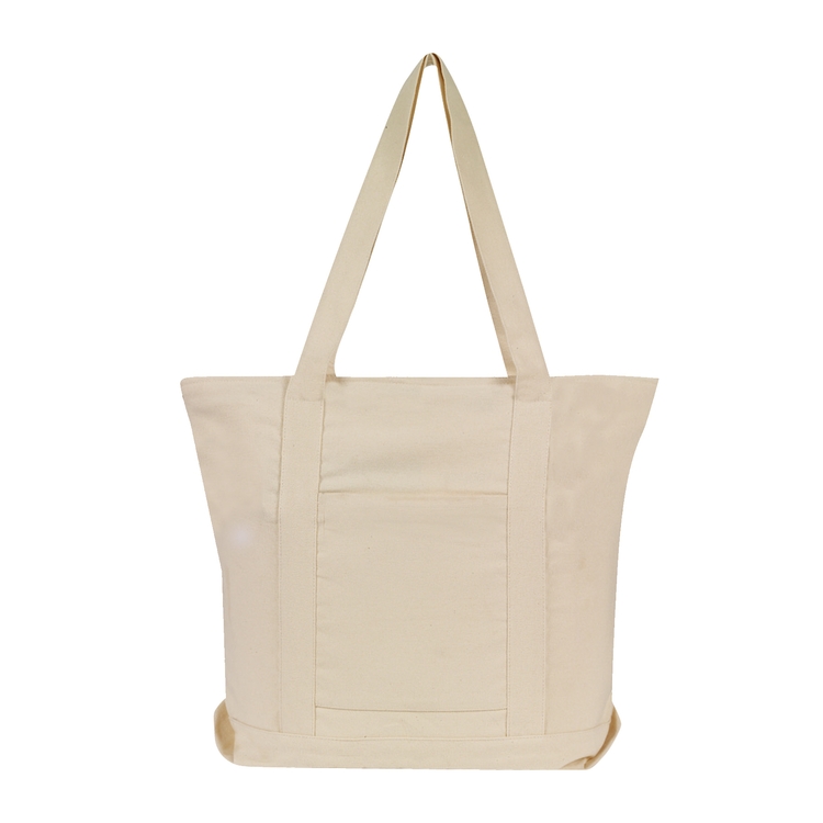 12 oz. Heavy Duty Cotton Canvas Boat Tote Bag 13