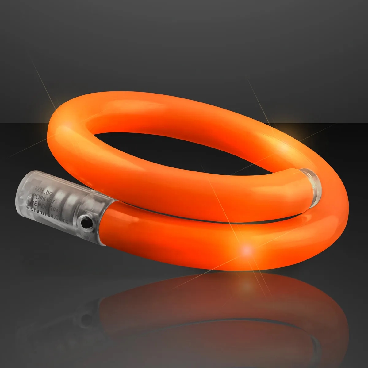 LED Light Up Flash Tube Bracelets - Single Colors 6