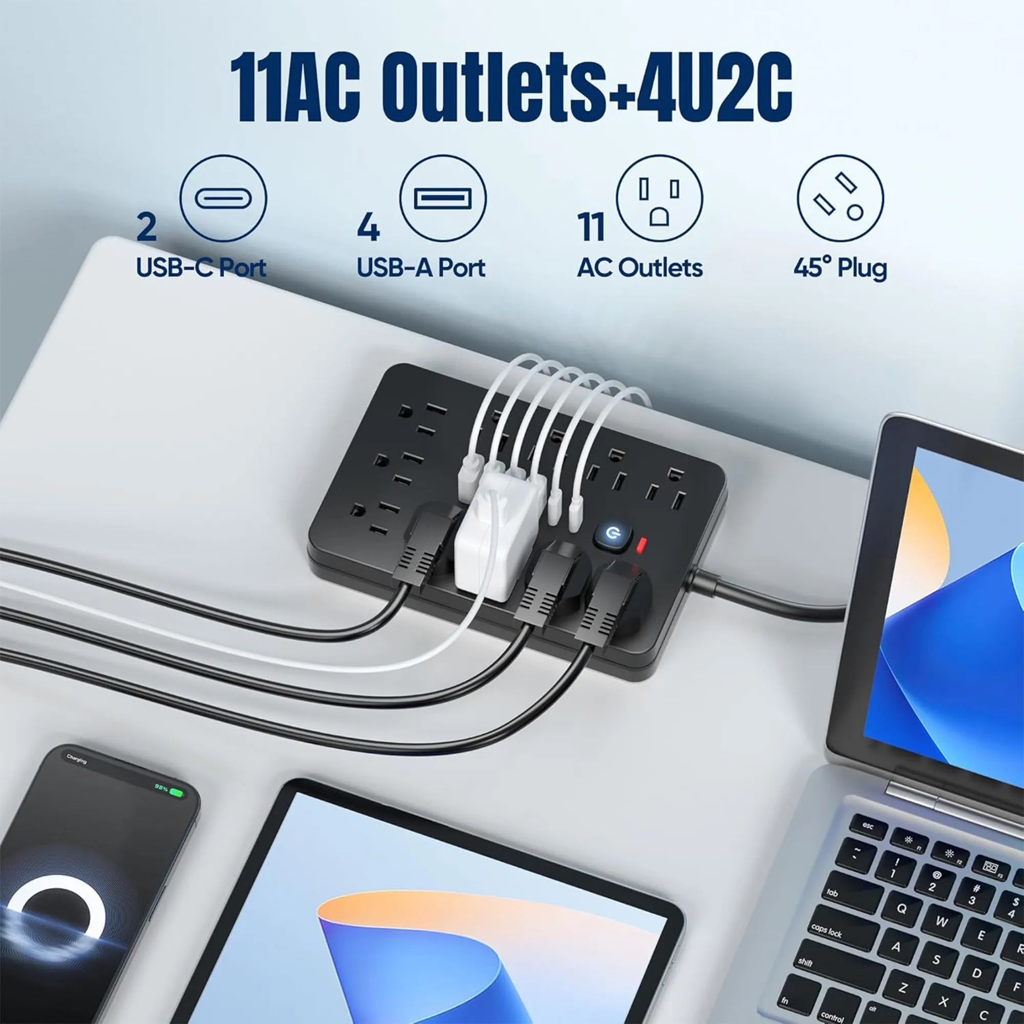 17-in-1 Fast Charge Power Strip 8
