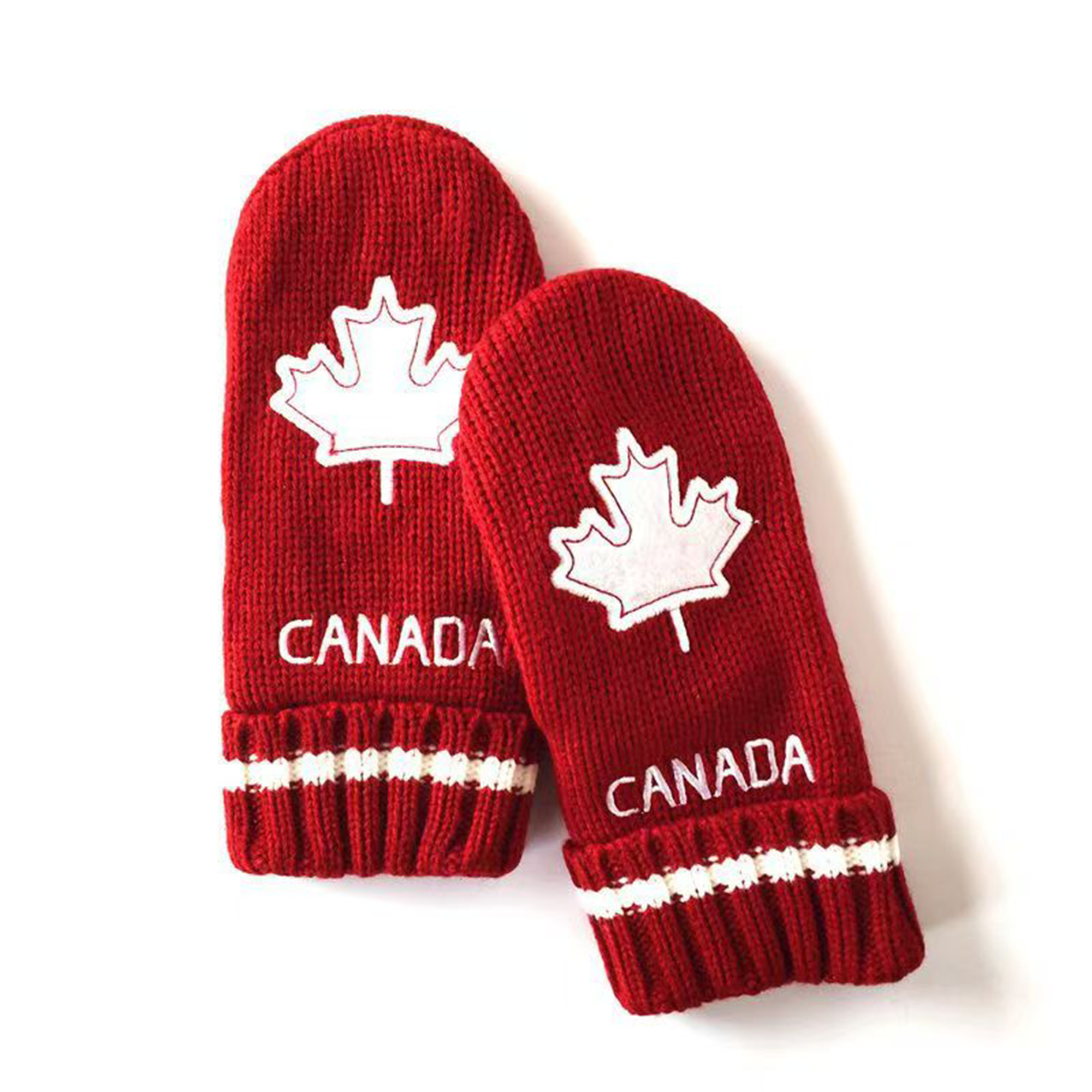 Full Finger Knit Mittens 3