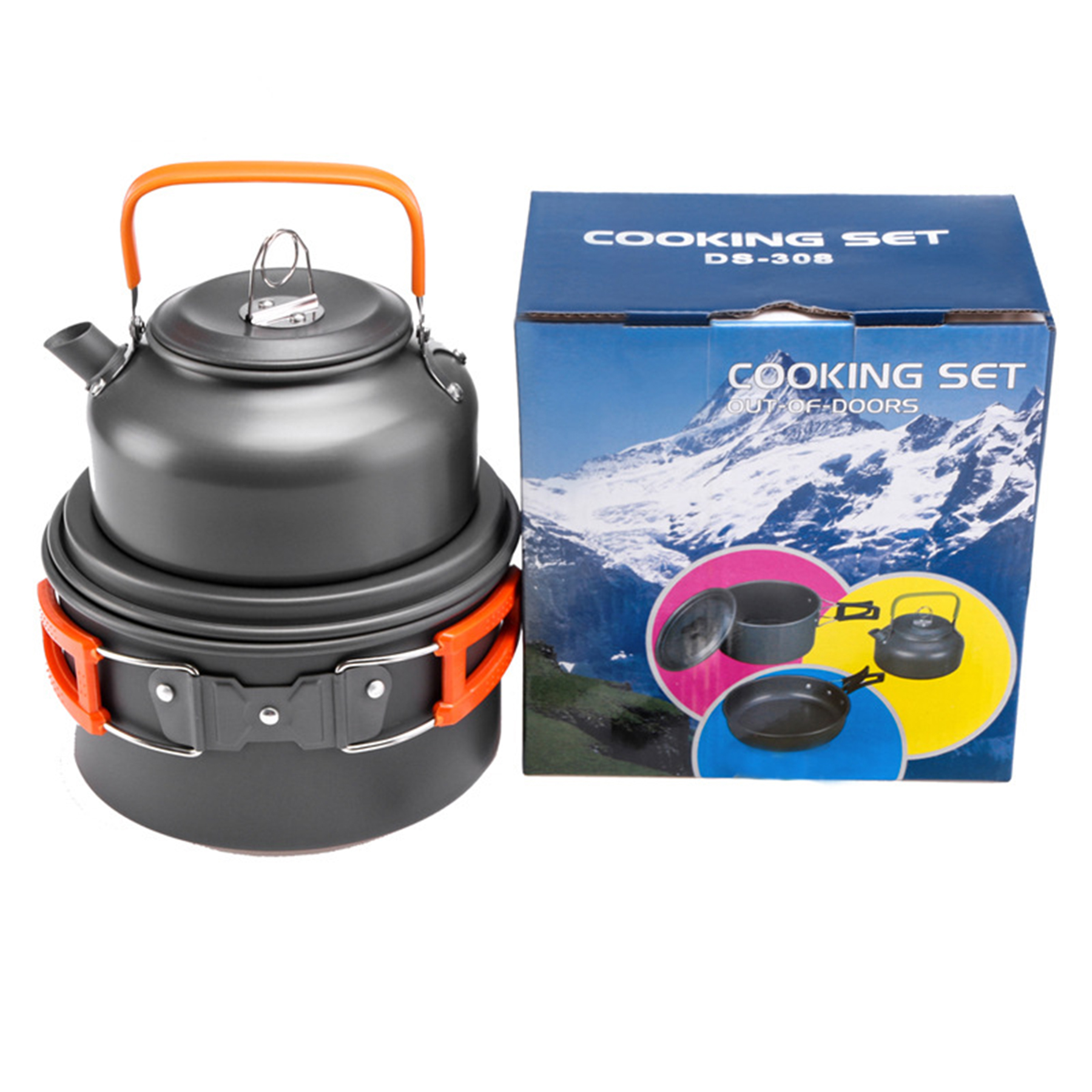 Camping cookware Stove Set 3