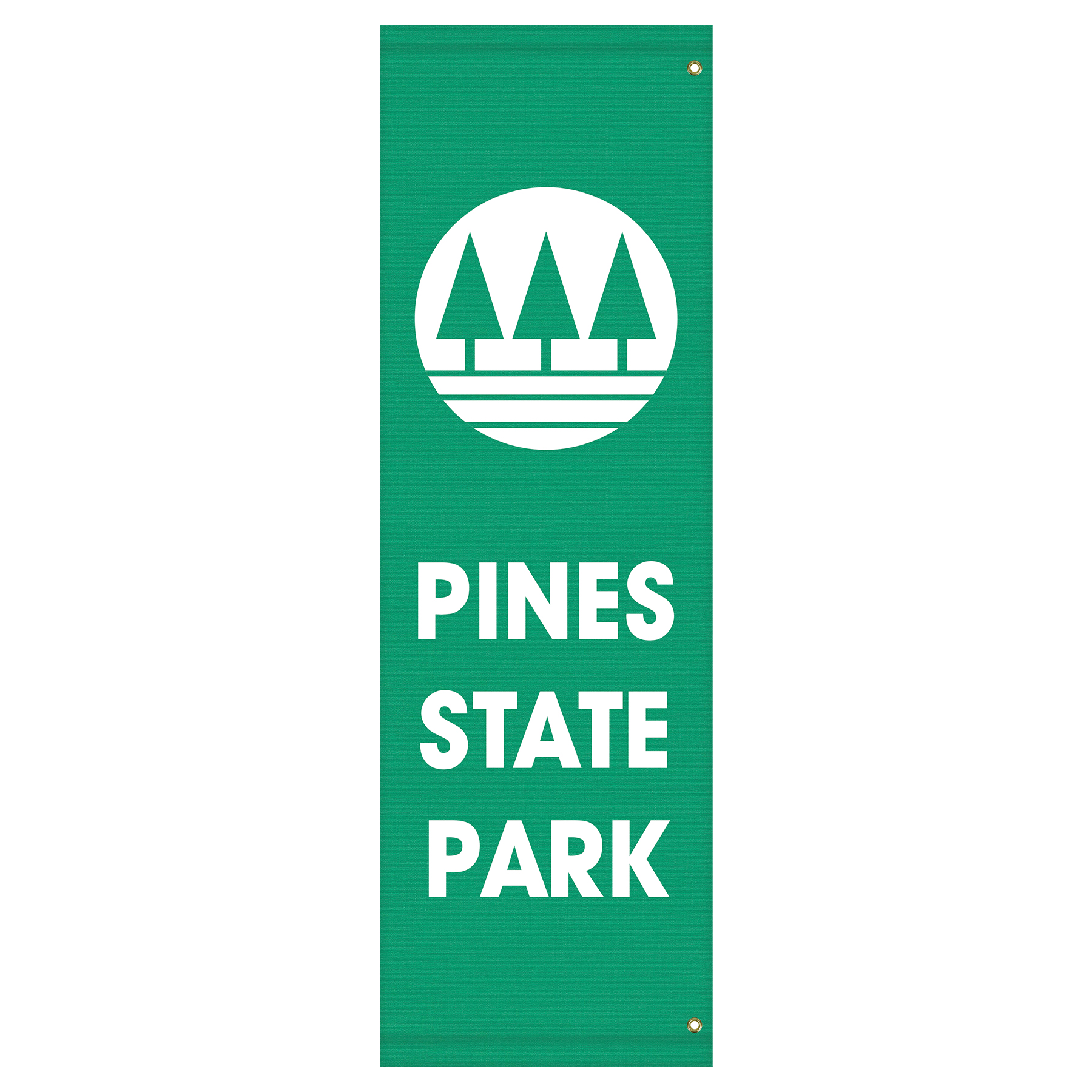72" x 22" Custom Sunbrella™ Avenue Banner-1 Color Imprint 4