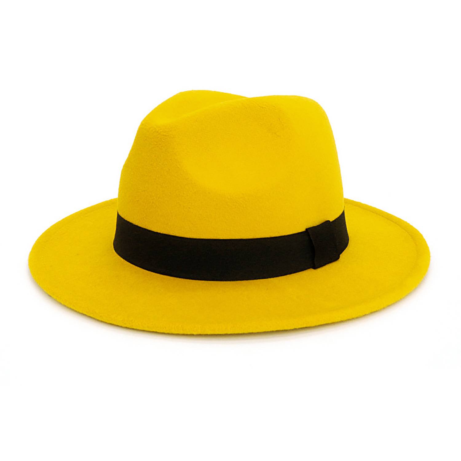 Unisex Vintage Wide Brim Fedora Hat 2